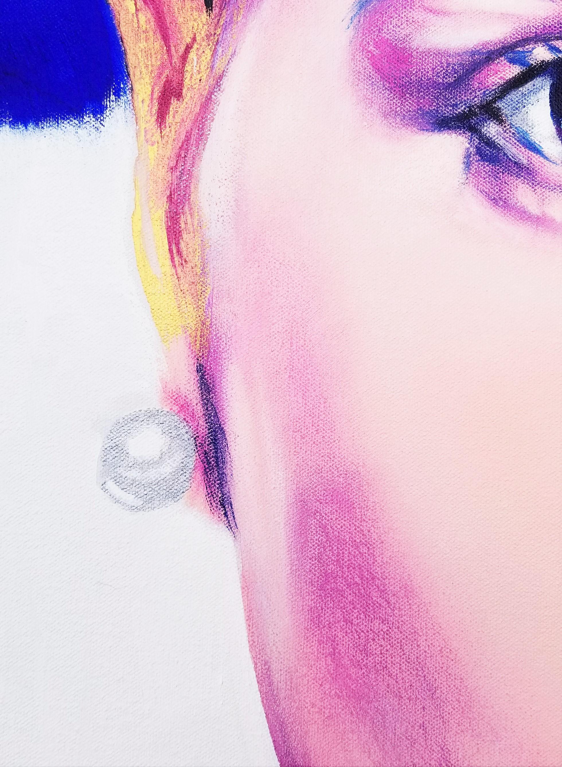 Grace Kelly Icona IX /// Pittura Pop Contemporanea Attrice Moda Modello Film in vendita 6