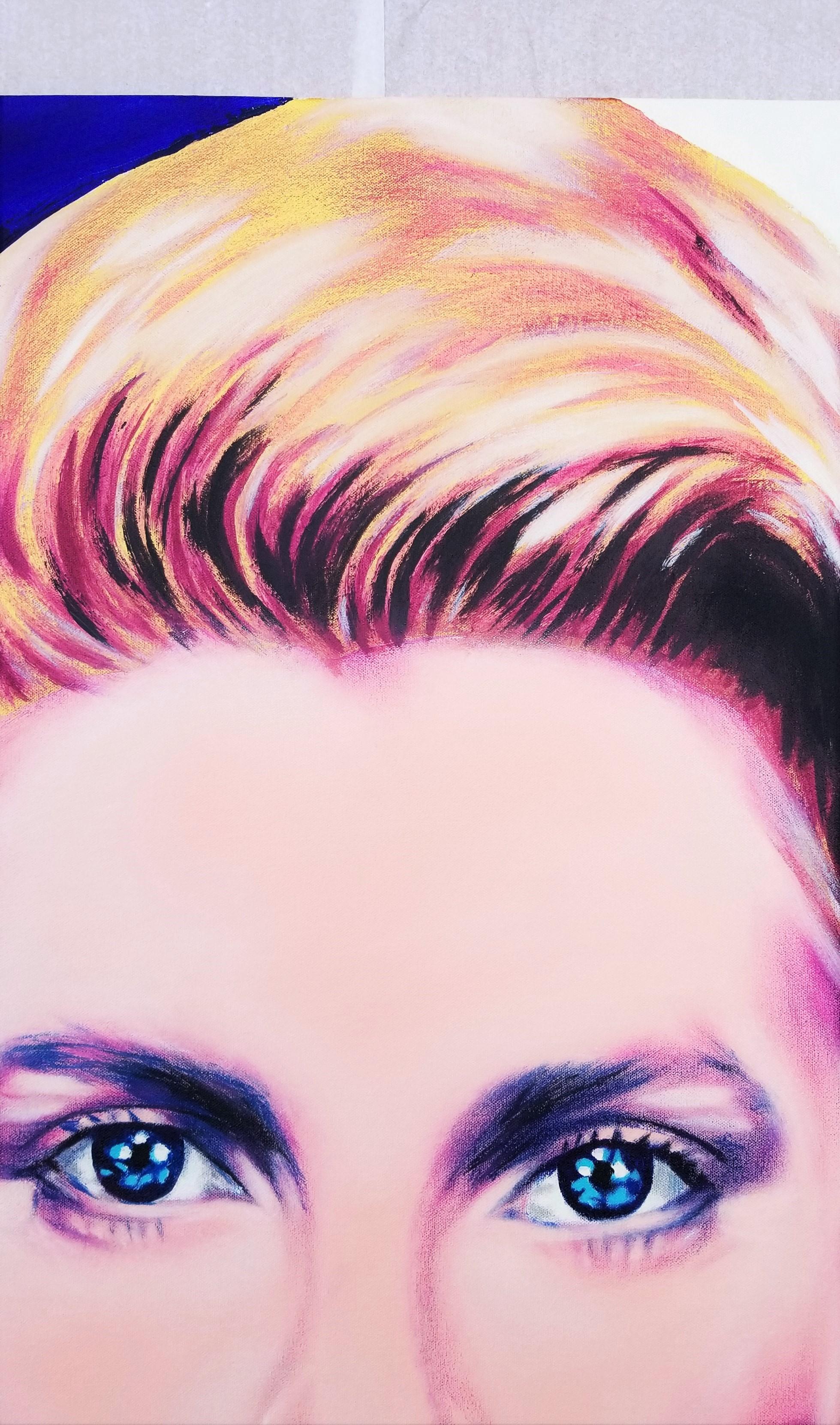 Grace Kelly Icona IX /// Pittura Pop Contemporanea Attrice Moda Modello Film in vendita 1