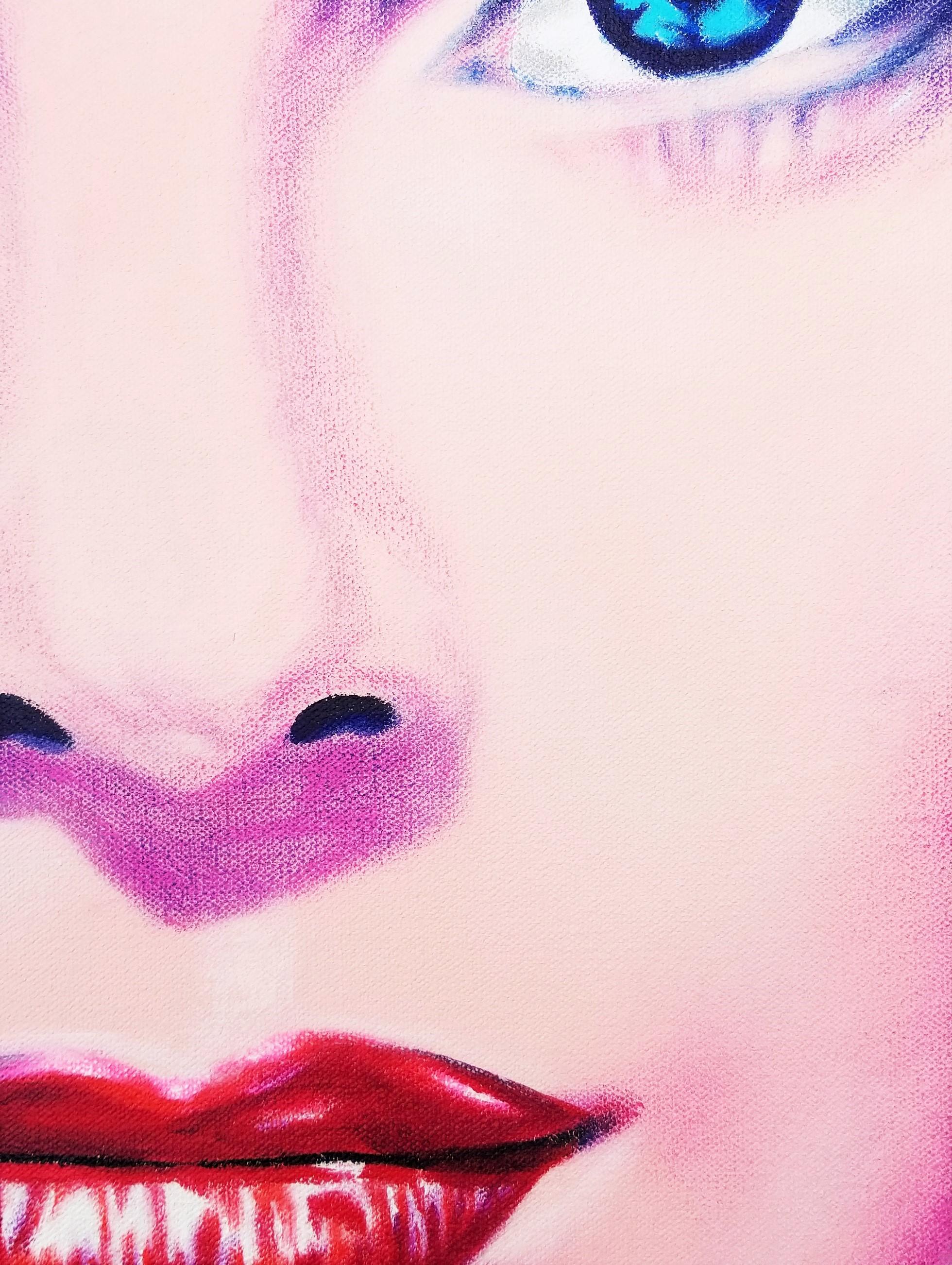 Grace Kelly Icona IX /// Pittura Pop Contemporanea Attrice Moda Modello Film in vendita 4