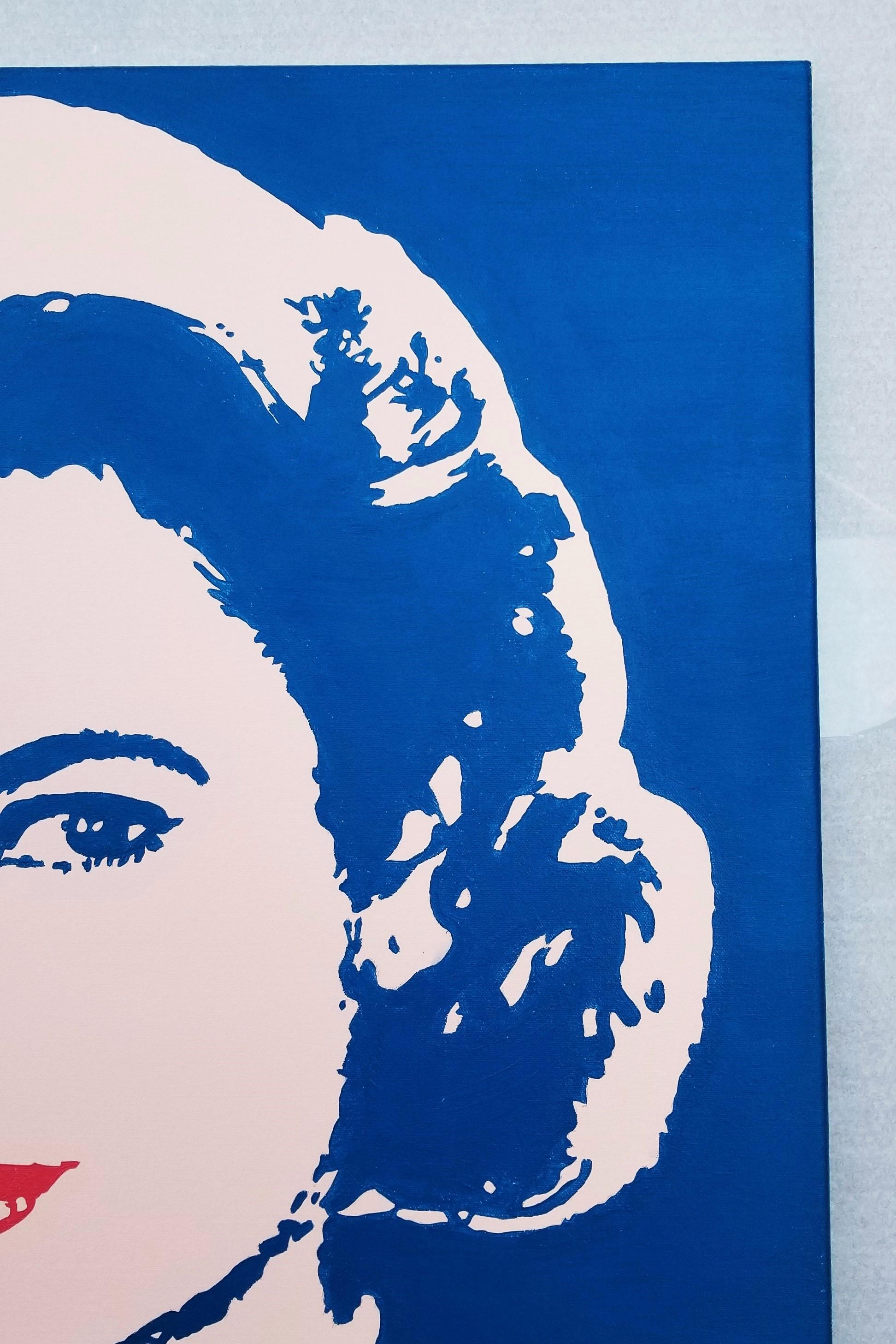 Grace Kelly Icon X /// Contemporary Street Pop Painting Schauspielerin Fashion Model im Angebot 1