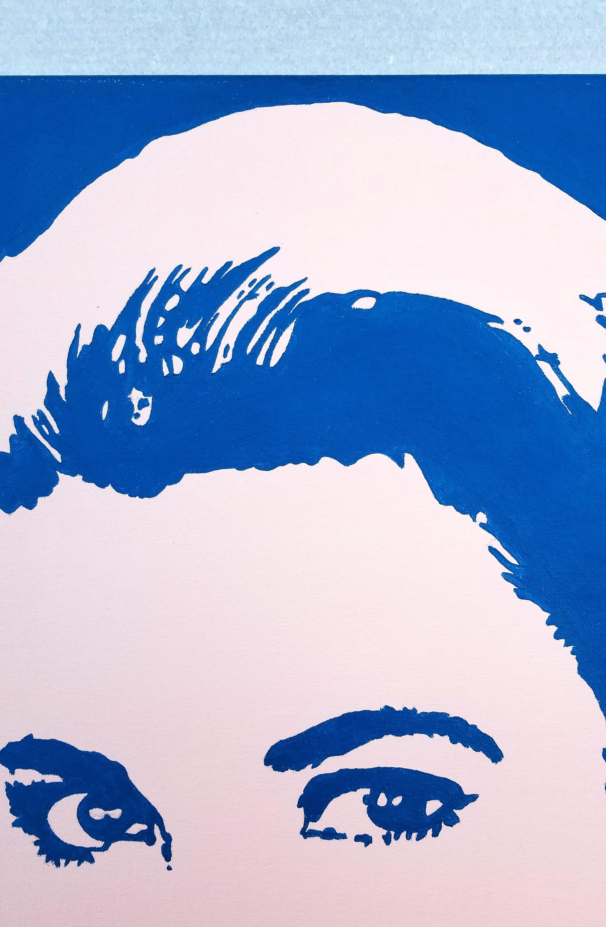 Grace Kelly Icon X /// Contemporary Street Pop Painting Schauspielerin Fashion Model im Angebot 3