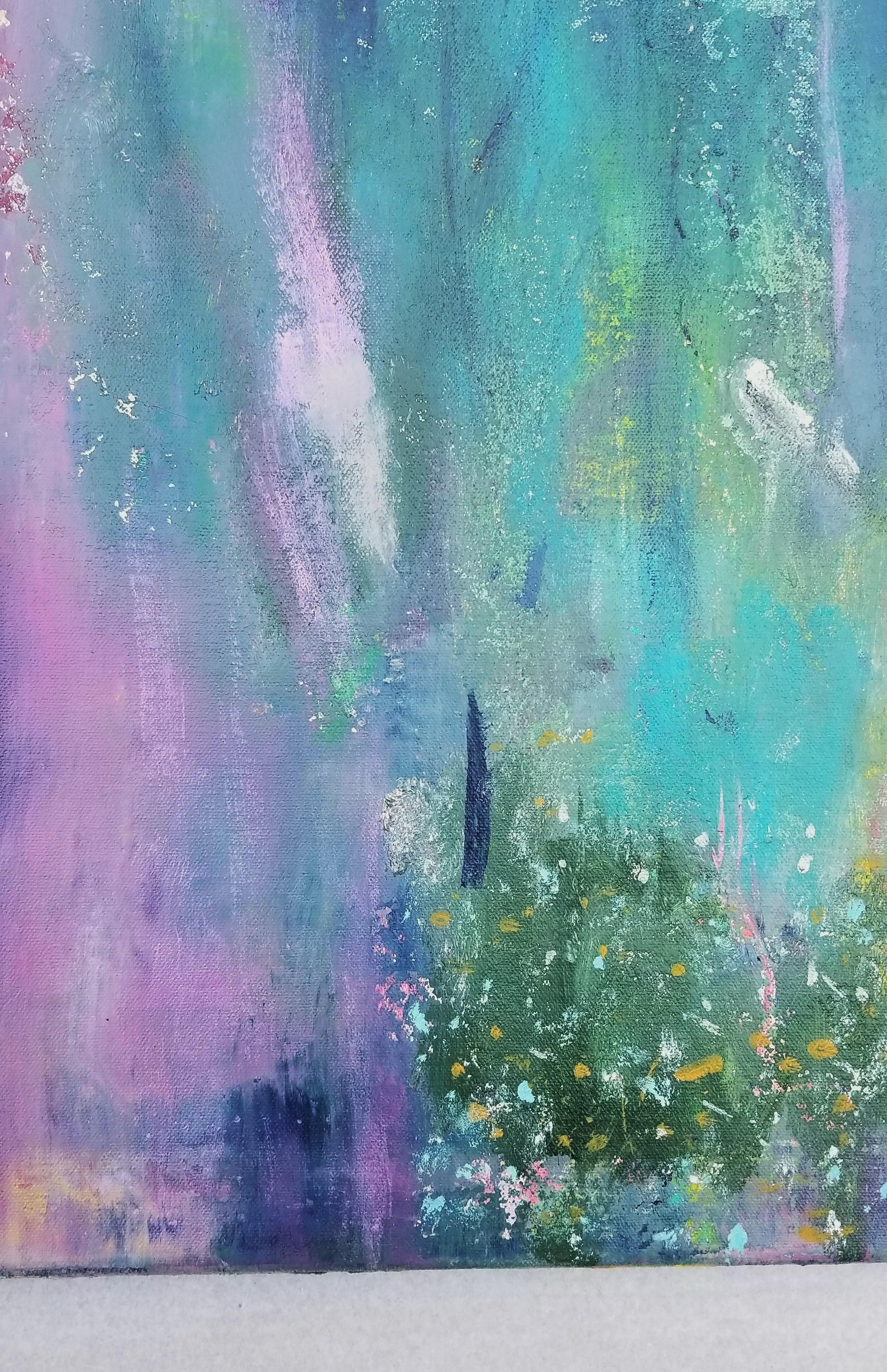Guinevere & Sir Lancelot in the Forest /// Contemporary Abstract Surrealism Art 2