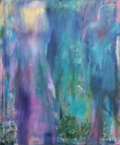 Guinevere & Sir Lancelot in the Forest /// Contemporary Abstract Surrealism Art