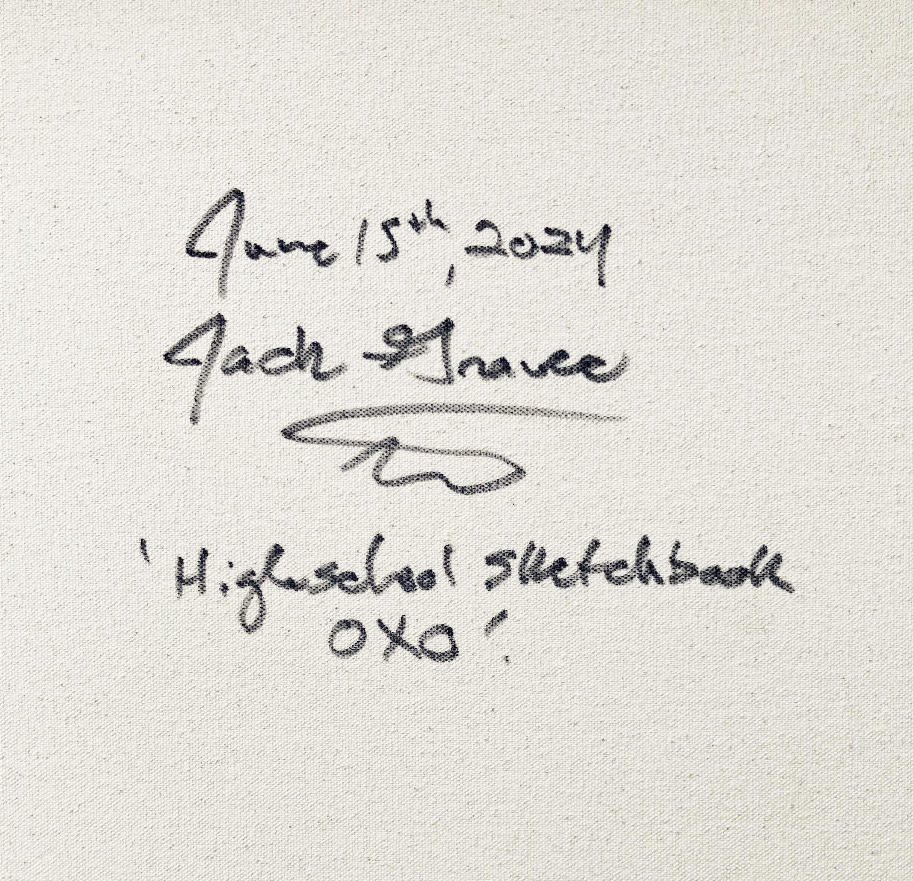 Sketchbook del liceo OXO /// Jack Graves Pittura contemporanea Street Pop Art in vendita 9