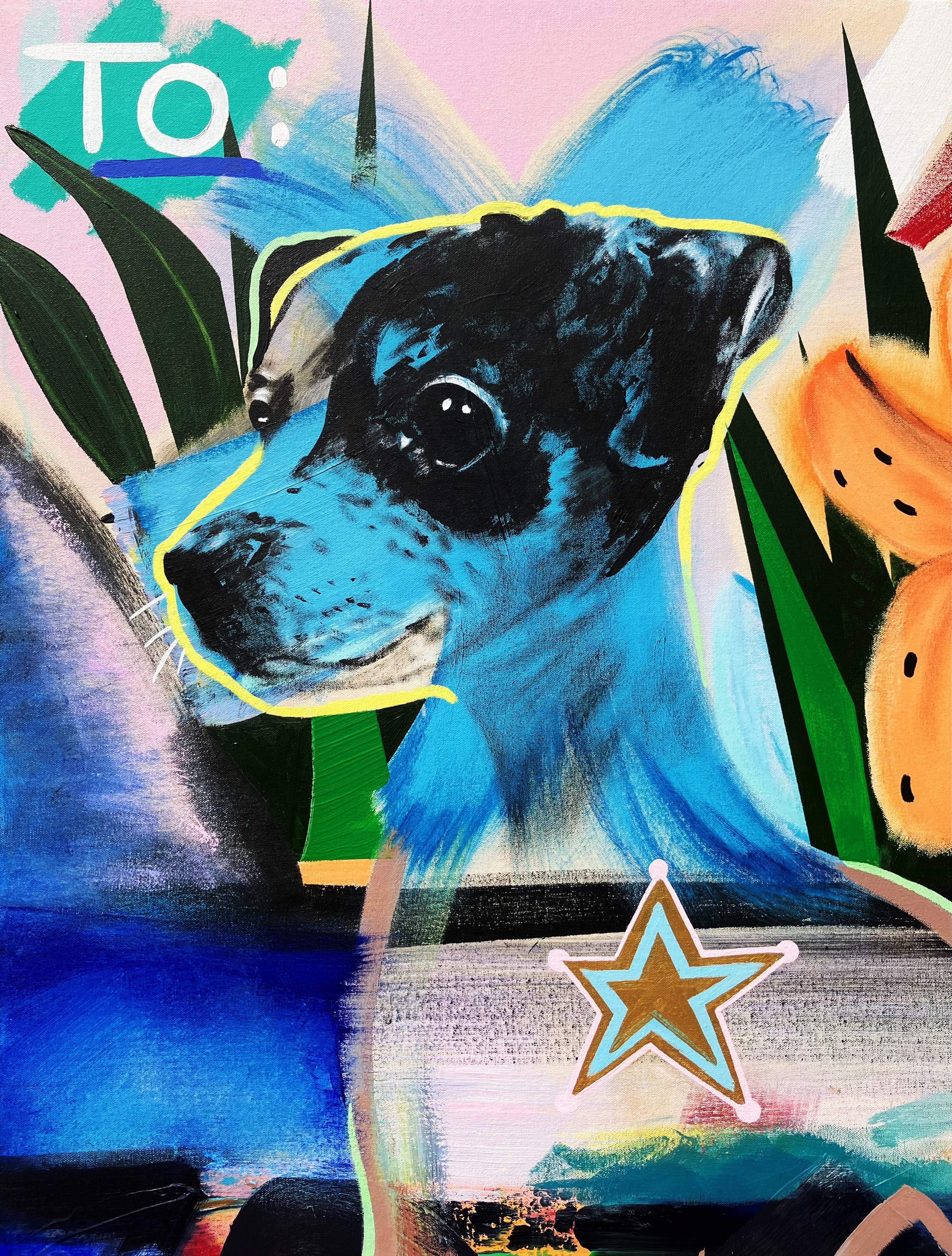 Sketchbook del liceo OXO /// Jack Graves Pittura contemporanea Street Pop Art - Painting di Jack Graves III