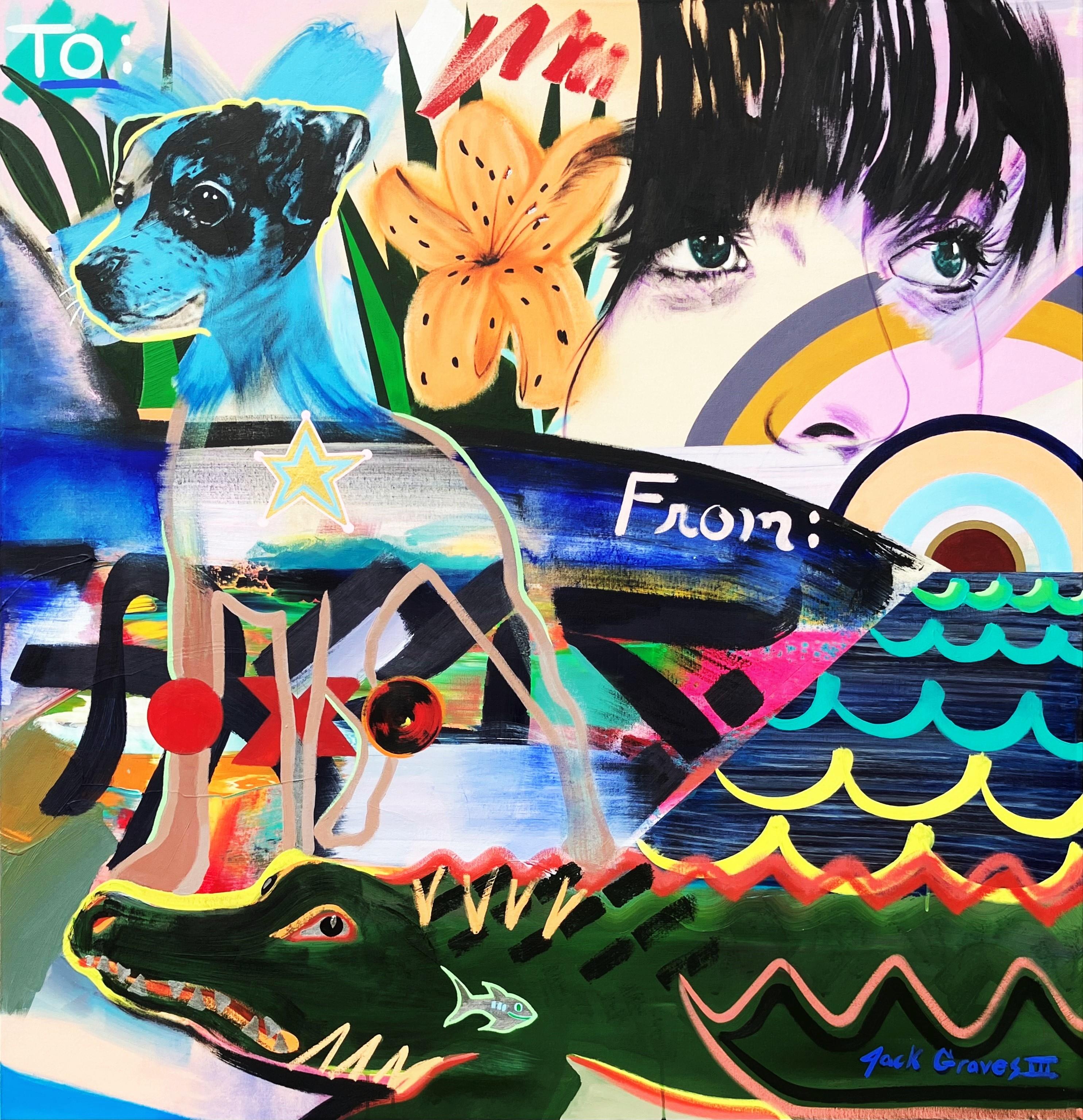 Animal Painting di Jack Graves III - Sketchbook del liceo OXO /// Jack Graves Pittura contemporanea Street Pop Art