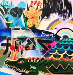 High School Sketchbook OXO /// Jack Graves Contemporary Street Pop Art Painting