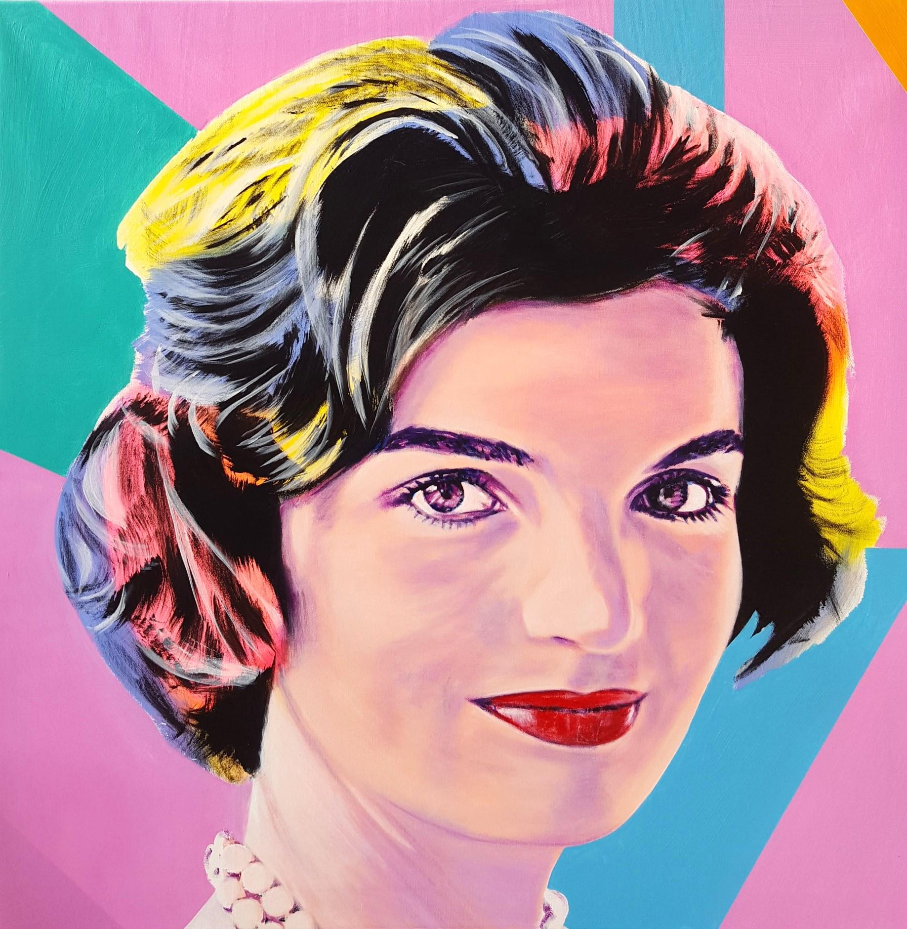Jack Graves III Portrait Painting - Jacqueline Kennedy Onassis Icon