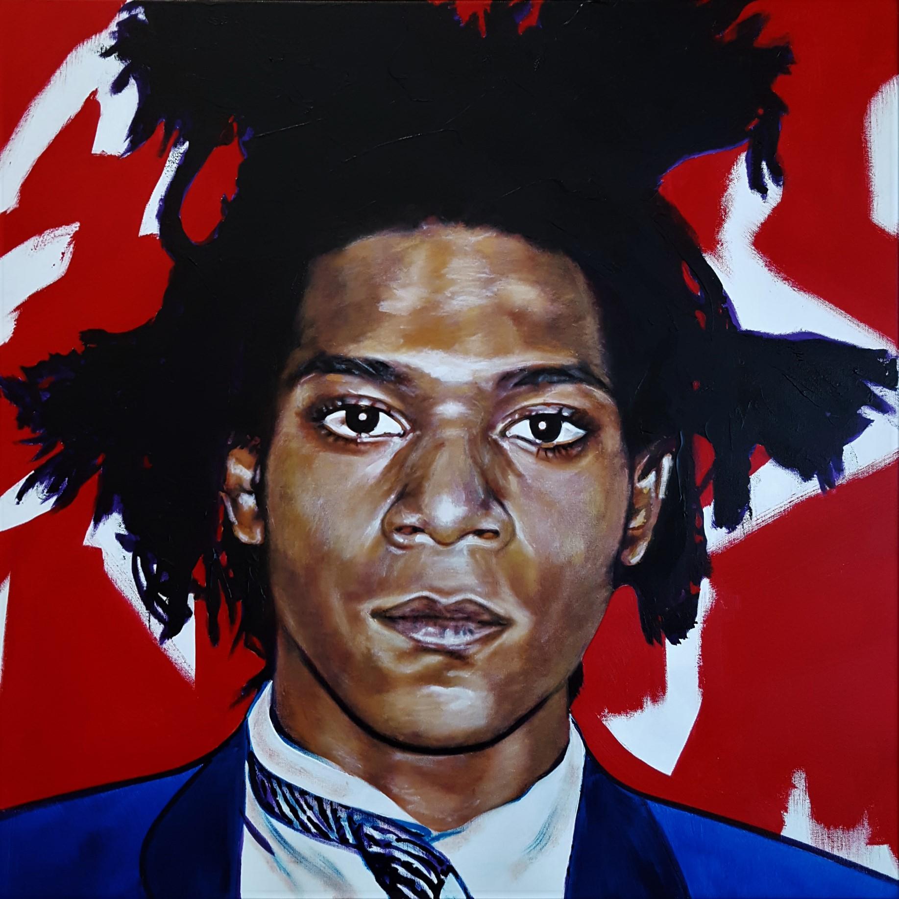 Jack Graves III Portrait Painting - Jean-Michel Basquiat Icon