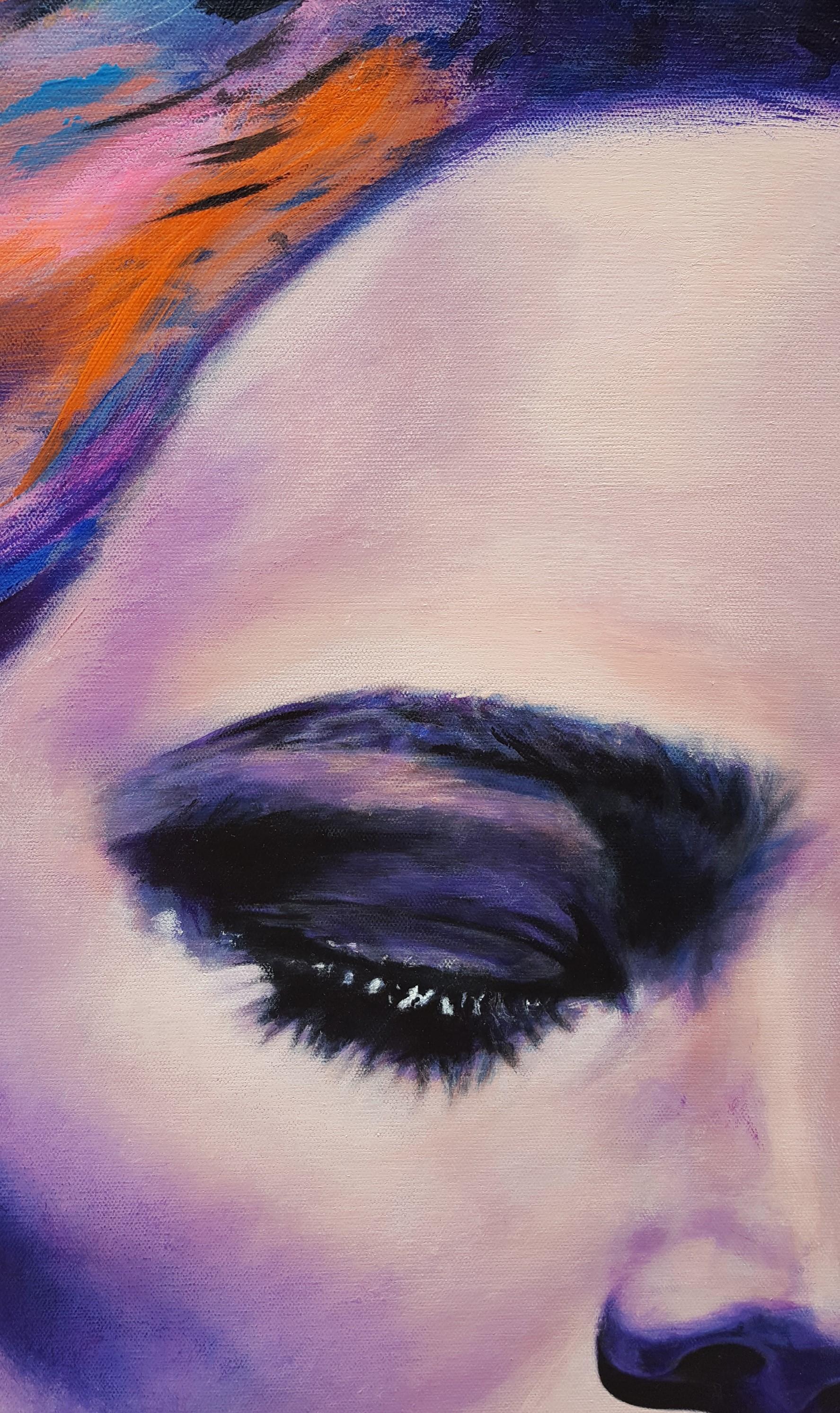 Jennifer Lawrence Supreme /// Zeitgenössische Pop Art Großes Portrait Schauspielerin Model im Angebot 5