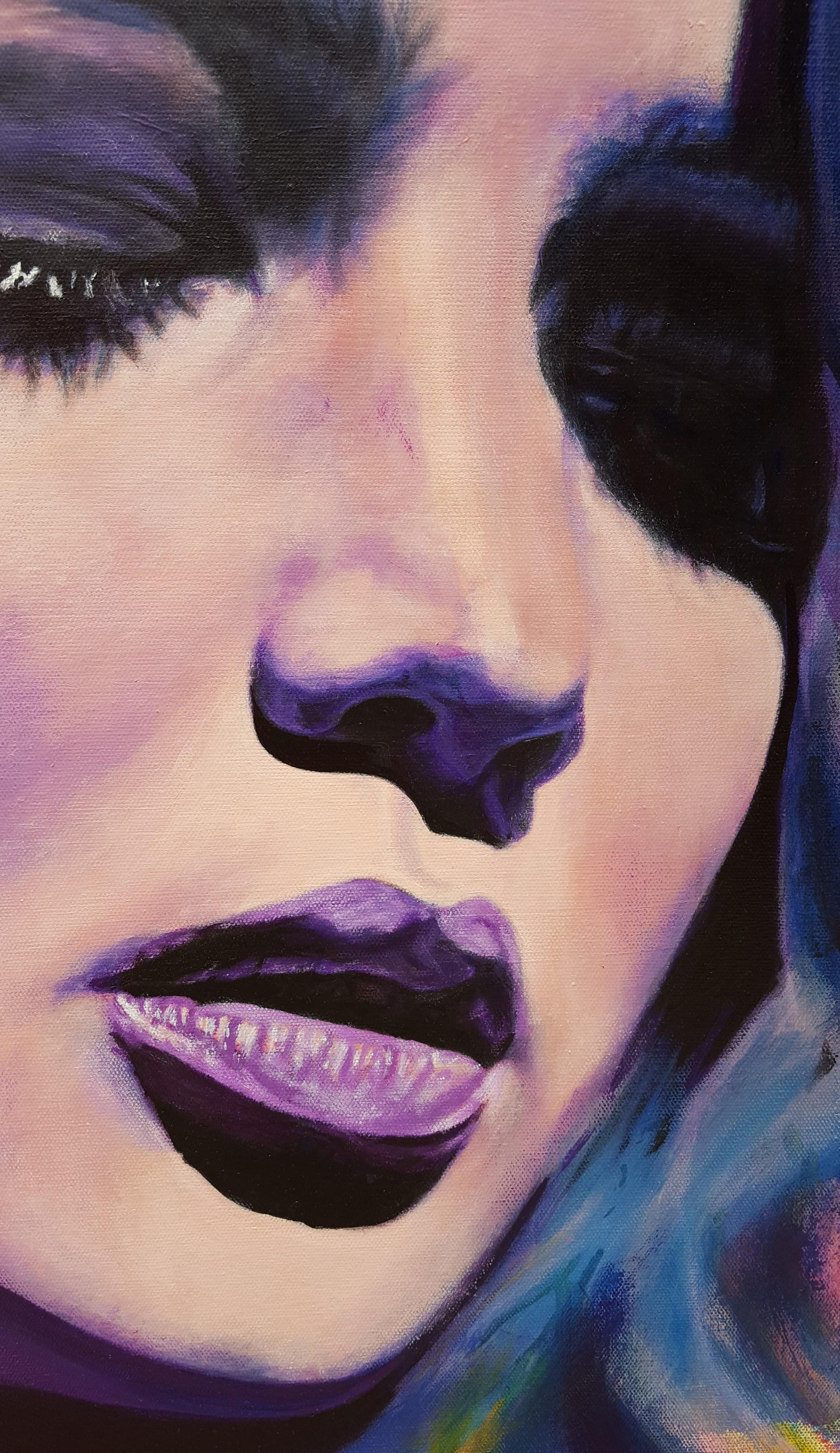 Jennifer Lawrence Supreme /// Zeitgenössische Pop Art Großes Portrait Schauspielerin Model im Angebot 6