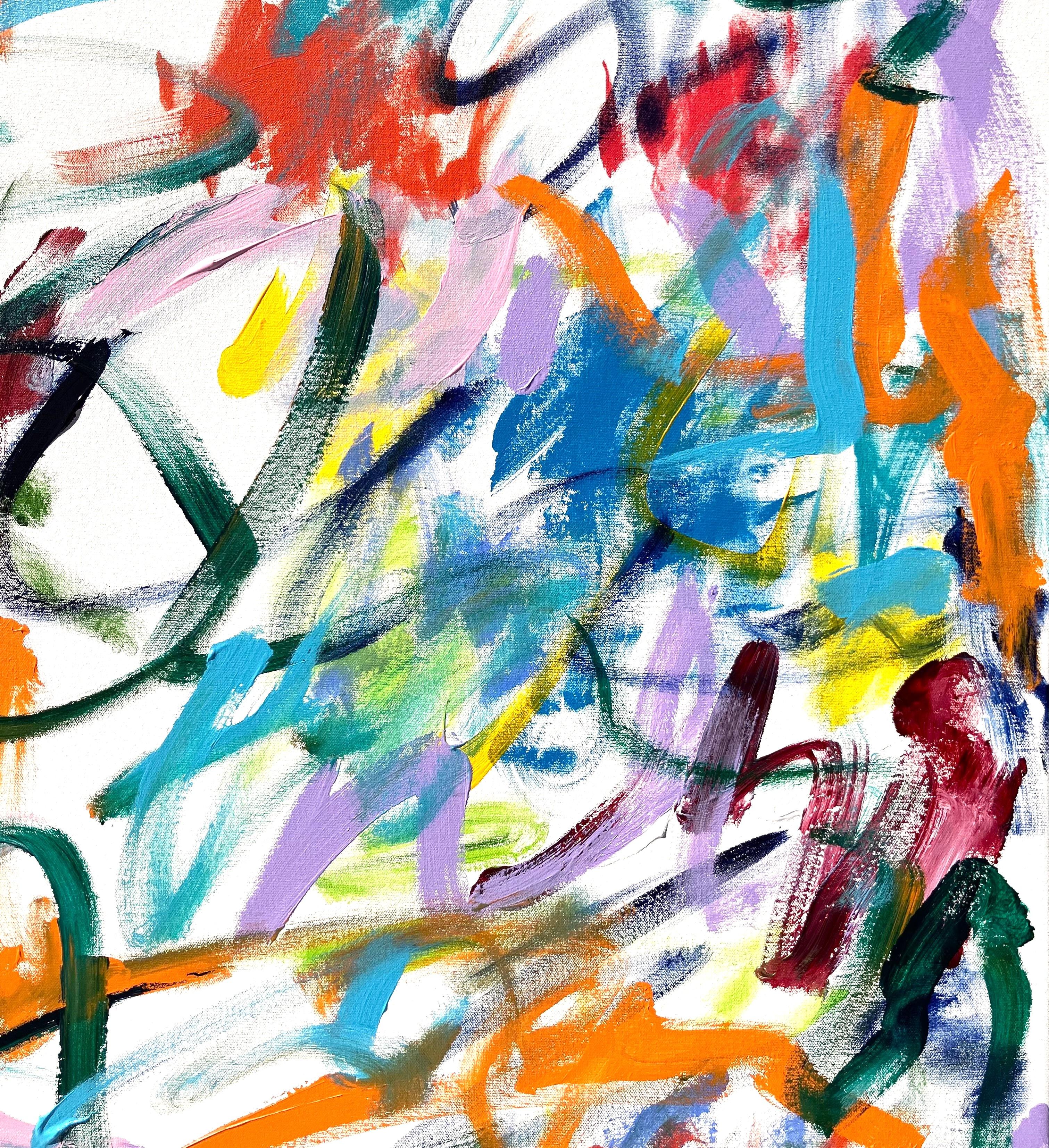 Joan Mitchell Jazz Garden /// Peinture expressionniste abstraite contemporaine Couleur en vente 1