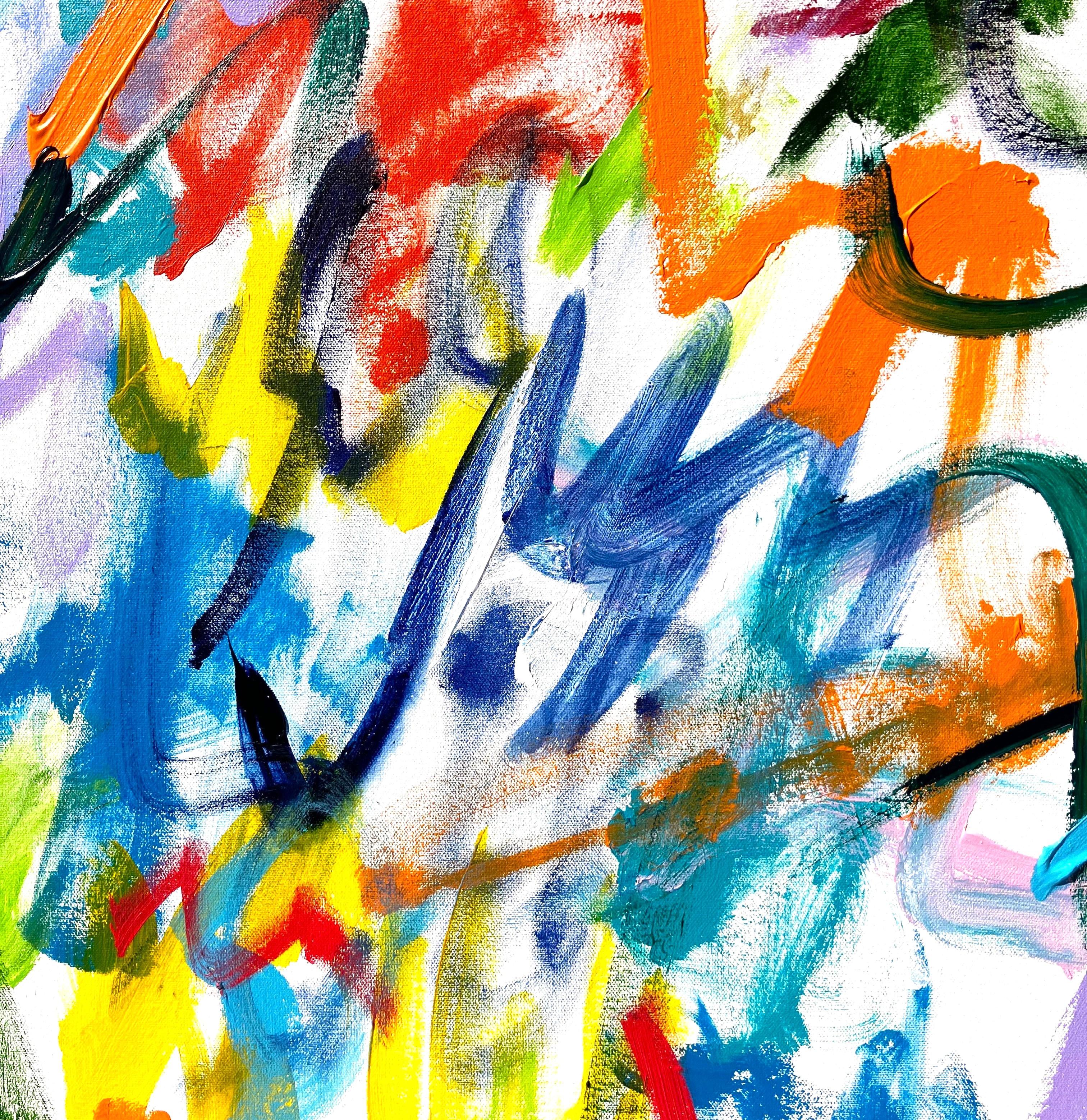 Joan Mitchell Jazz Garden /// Peinture expressionniste abstraite contemporaine Couleur en vente 2