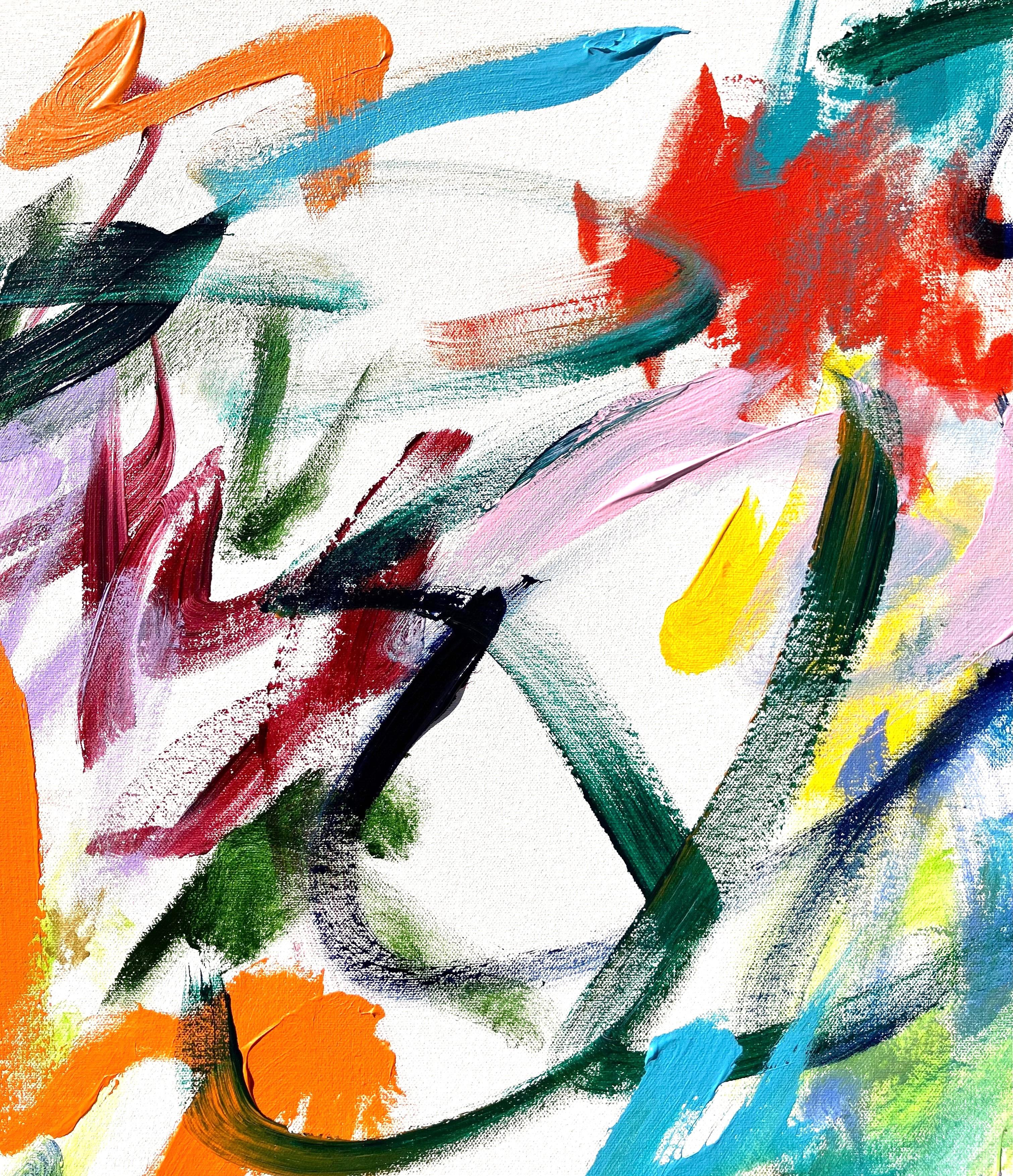 Joan Mitchell Jazz Garden /// Peinture expressionniste abstraite contemporaine Couleur en vente 4