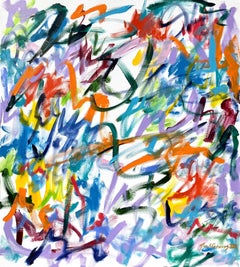 Joan Mitchell Jazz Garden /// Pittura contemporanea espressionista astratta Colore
