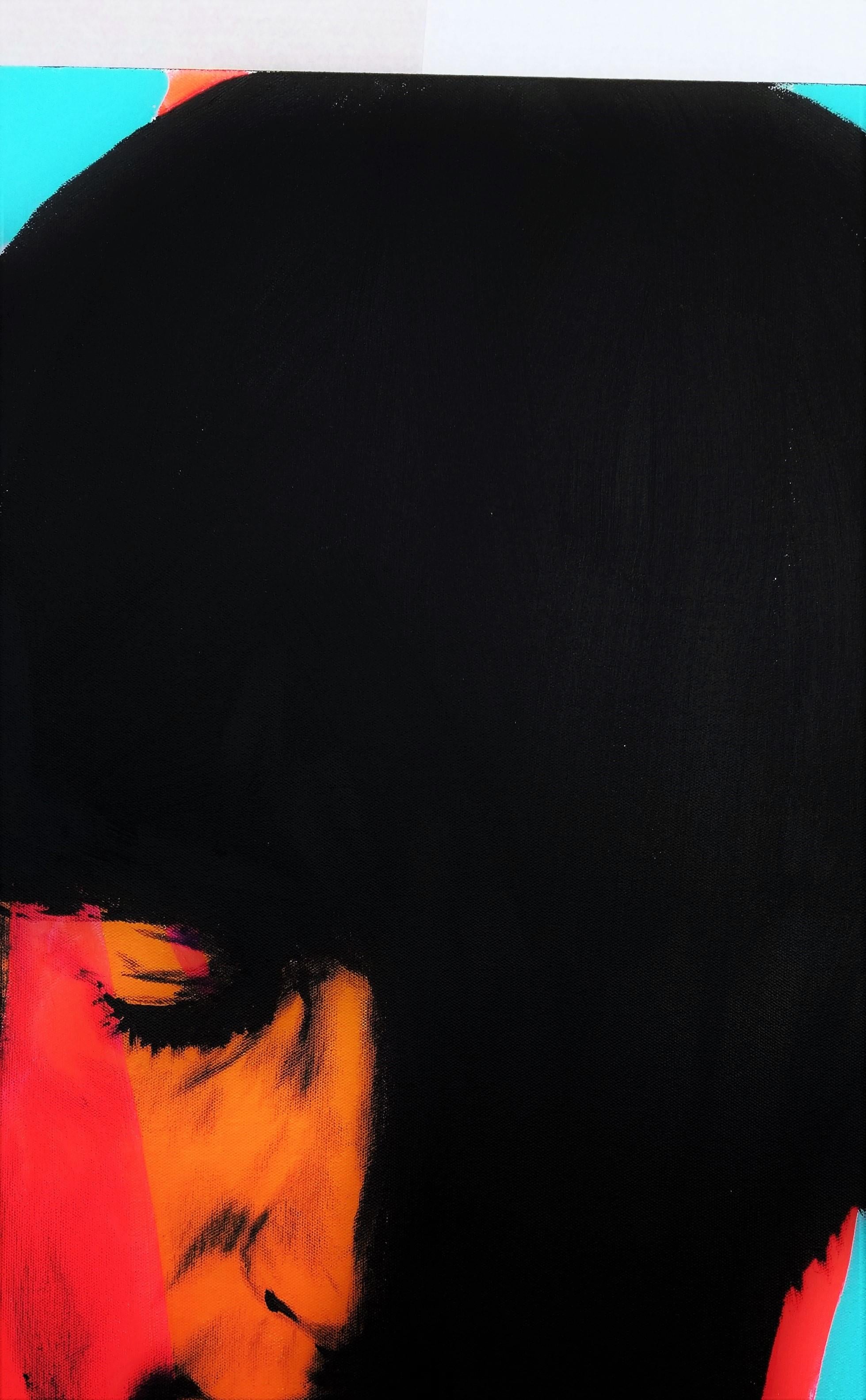 John Lennon Icono VII /// Arte pop callejero contemporáneo The Beatles Retrato Pintura en venta 1