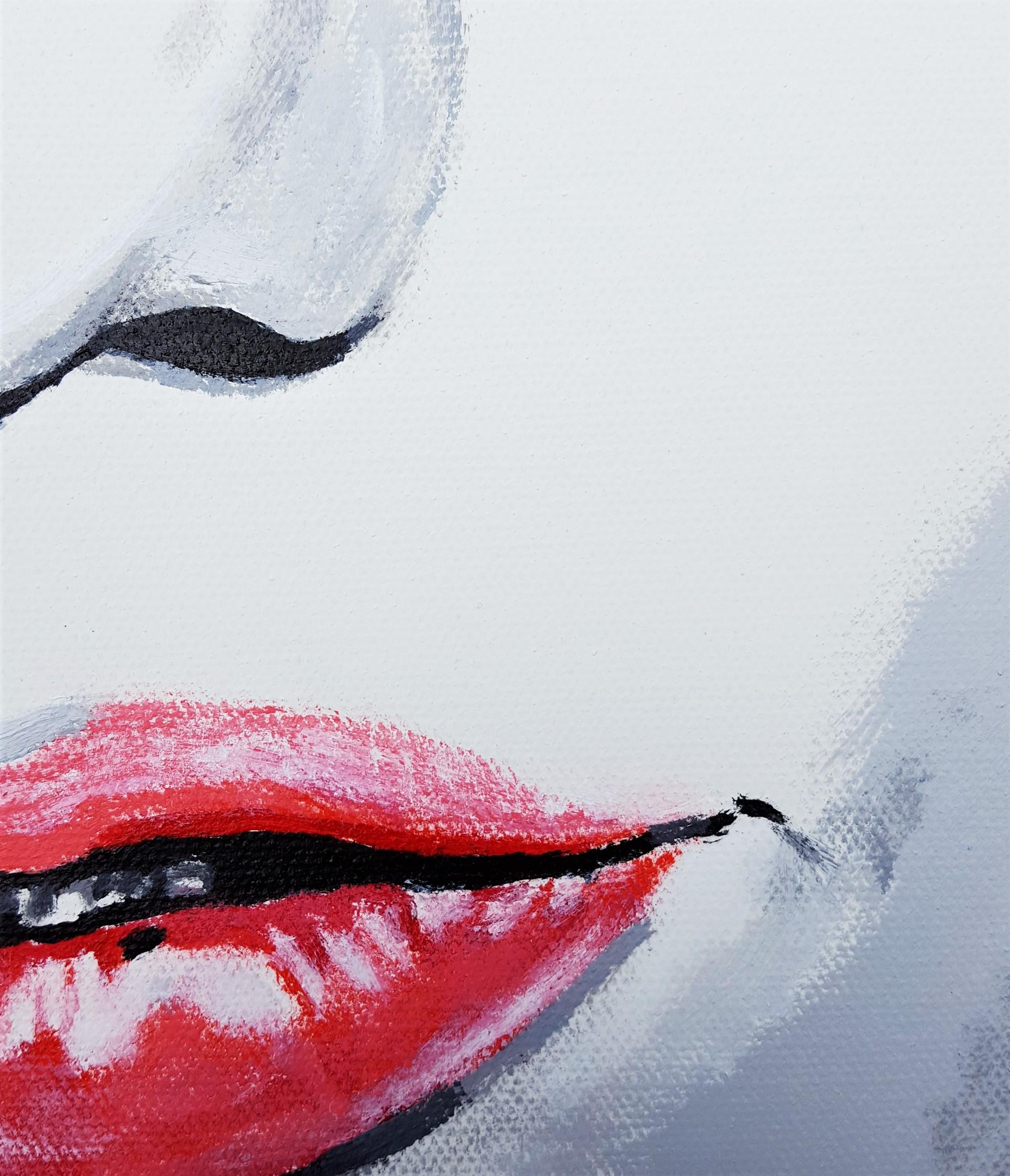 Karlie Kloss Icon III /// Zeitgenössische Pop Street Art Model Mode Malerei im Angebot 6