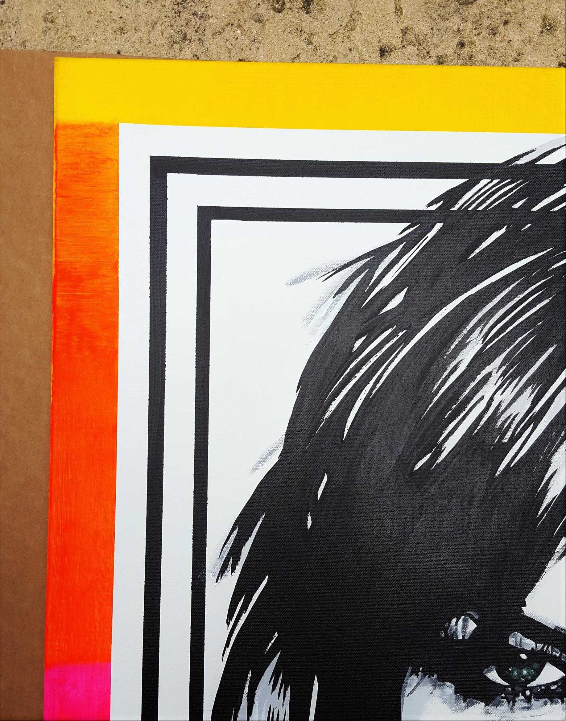 Karlie Kloss Icon III /// Zeitgenössische Pop Street Art Model Mode Malerei (Pop-Art), Painting, von Jack Graves III