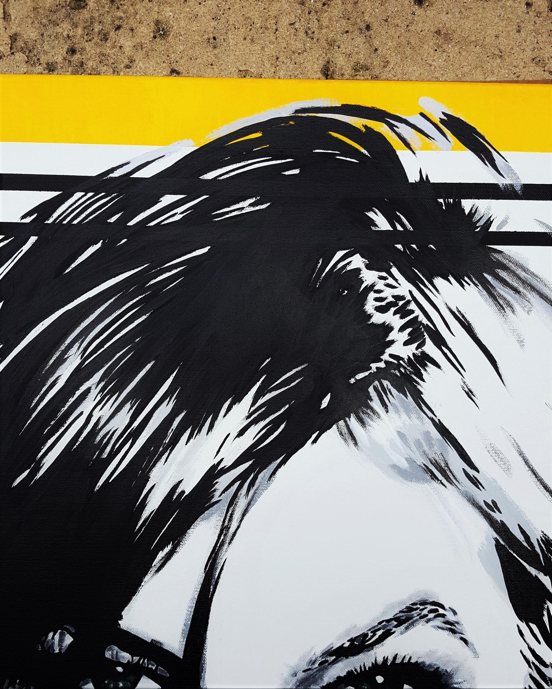 Karlie Kloss Icon III /// Zeitgenössische Pop Street Art Model Mode Malerei im Angebot 1