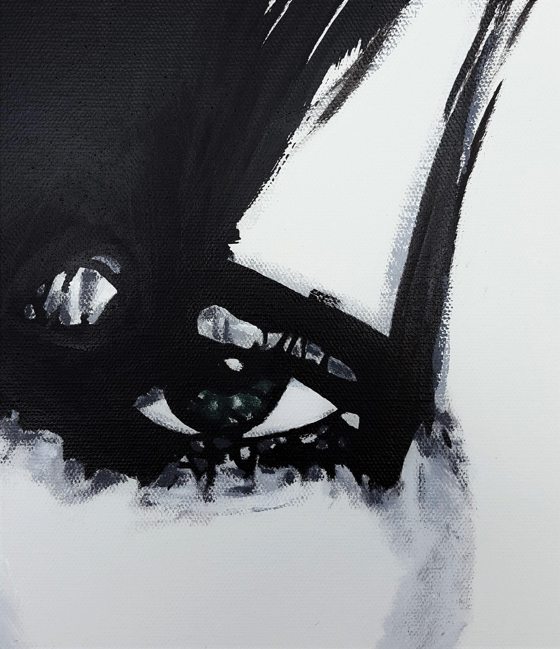 Karlie Kloss Icon III /// Zeitgenössische Pop Street Art Model Mode Malerei im Angebot 4