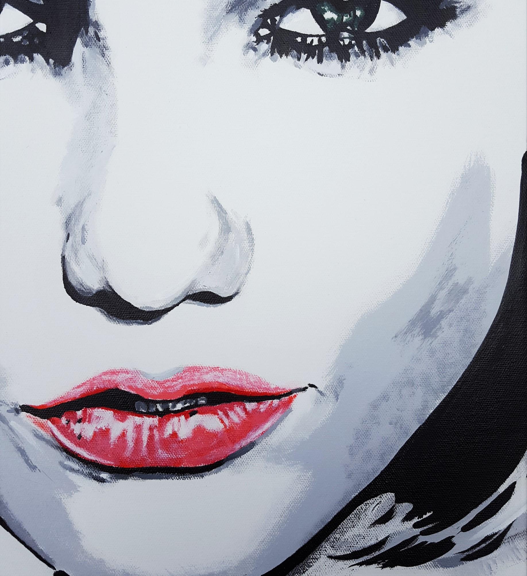 Karlie Kloss Icon III /// Contemporary Pop Street Art Model Fashion Painting For Sale 6