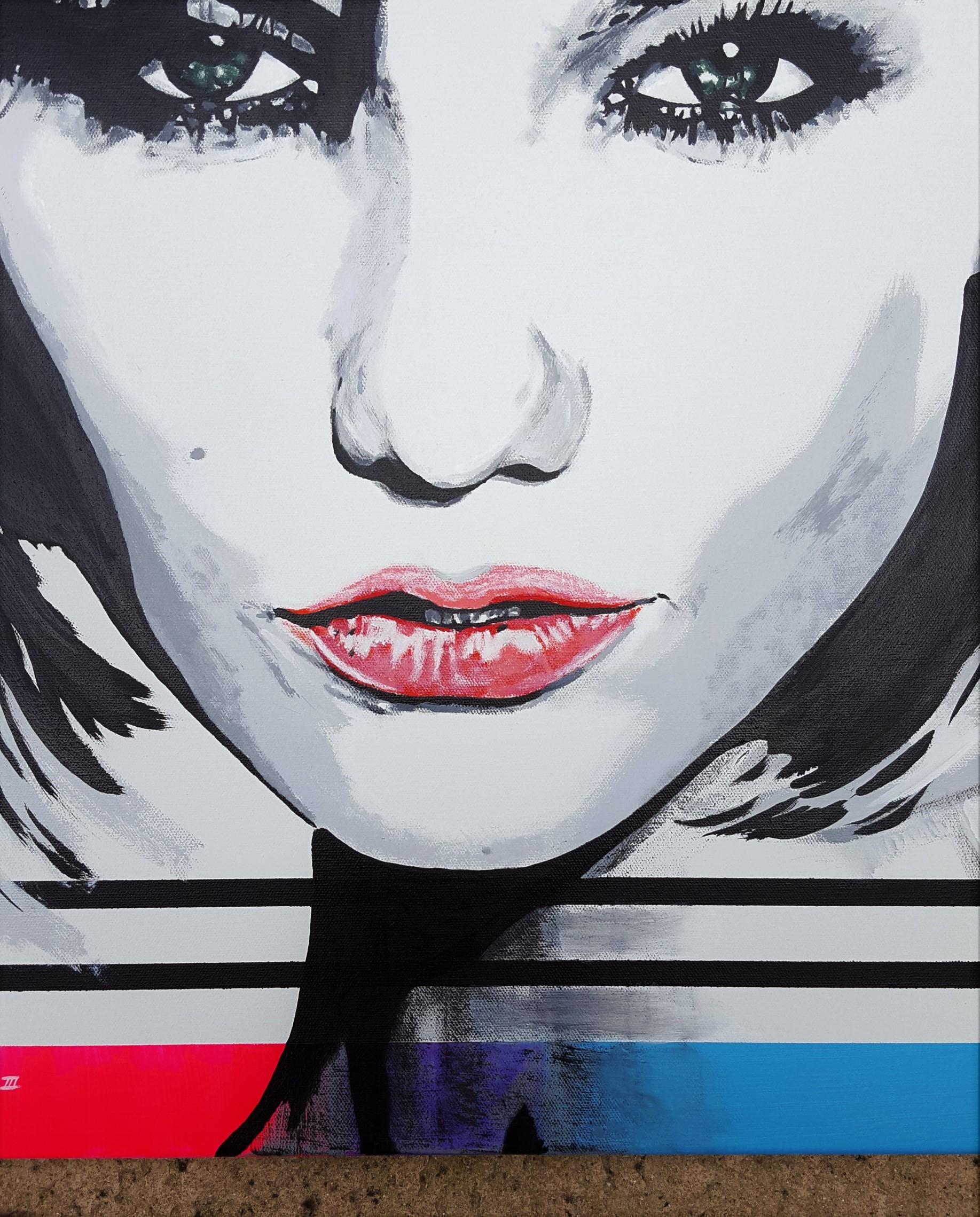 Karlie Kloss Icon III /// Contemporary Pop Street Art Model Fashion Painting For Sale 3