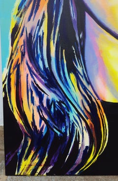 Kate Moss Icon IV /// Contemporary Pop Art Fashion Model Portrait Painting UK GB