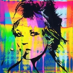 Kate Moss Icon VIII /// Contemporary Street Pop Art Portrait Fashion Model UK