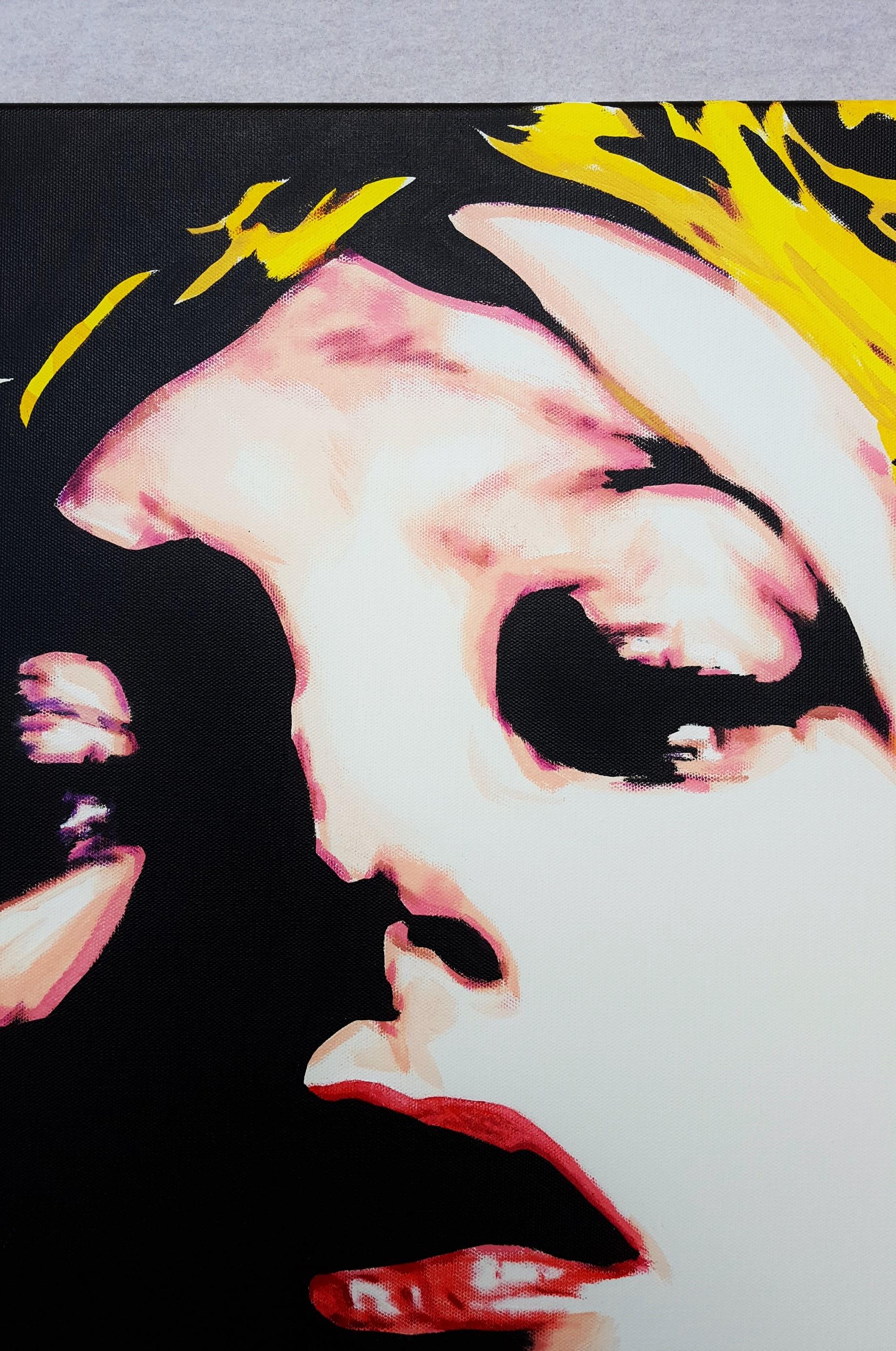 Kate Moss Icon V - Contemporary Painting by Jack Graves III