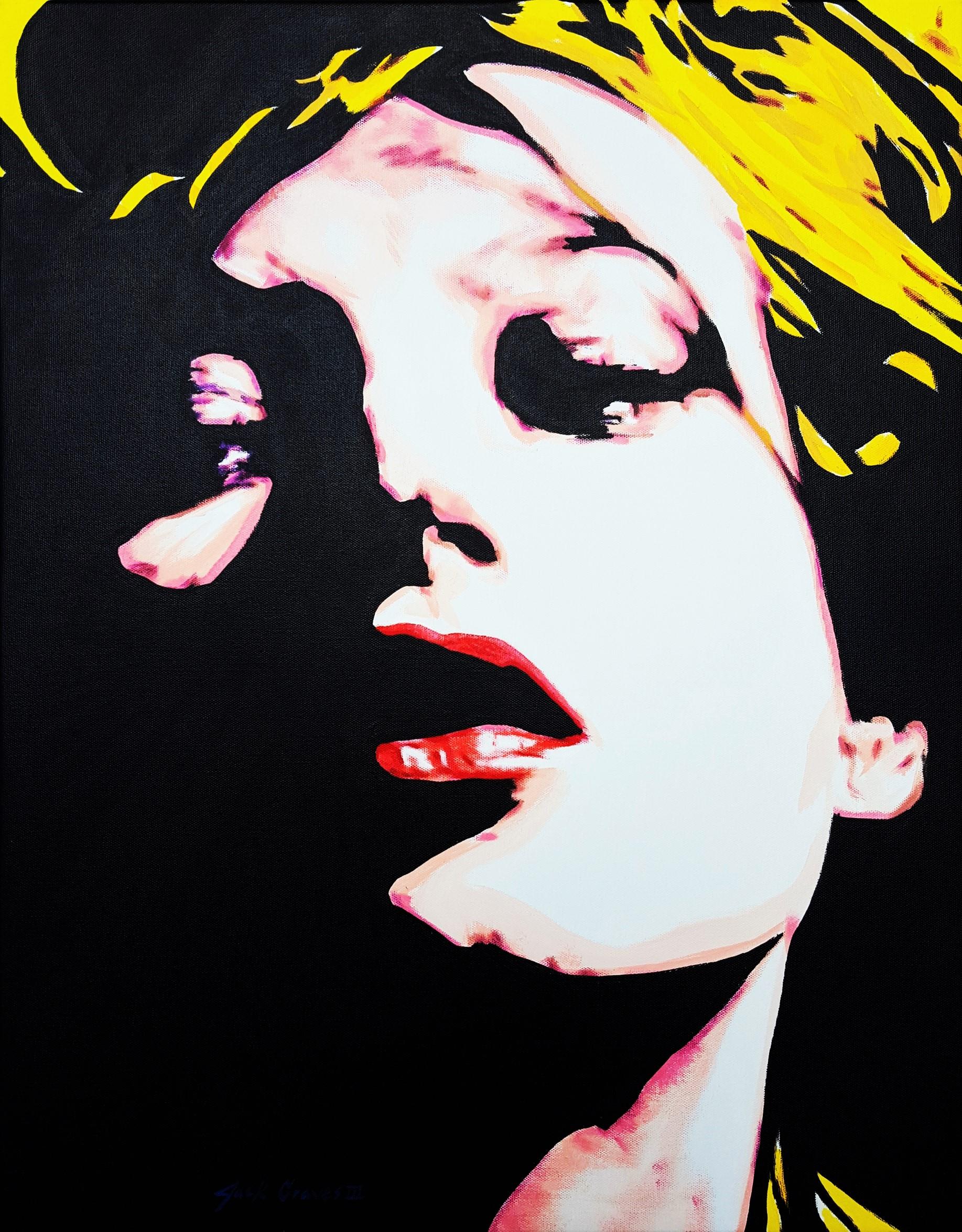Jack Graves III Portrait Painting - Kate Moss Icon V