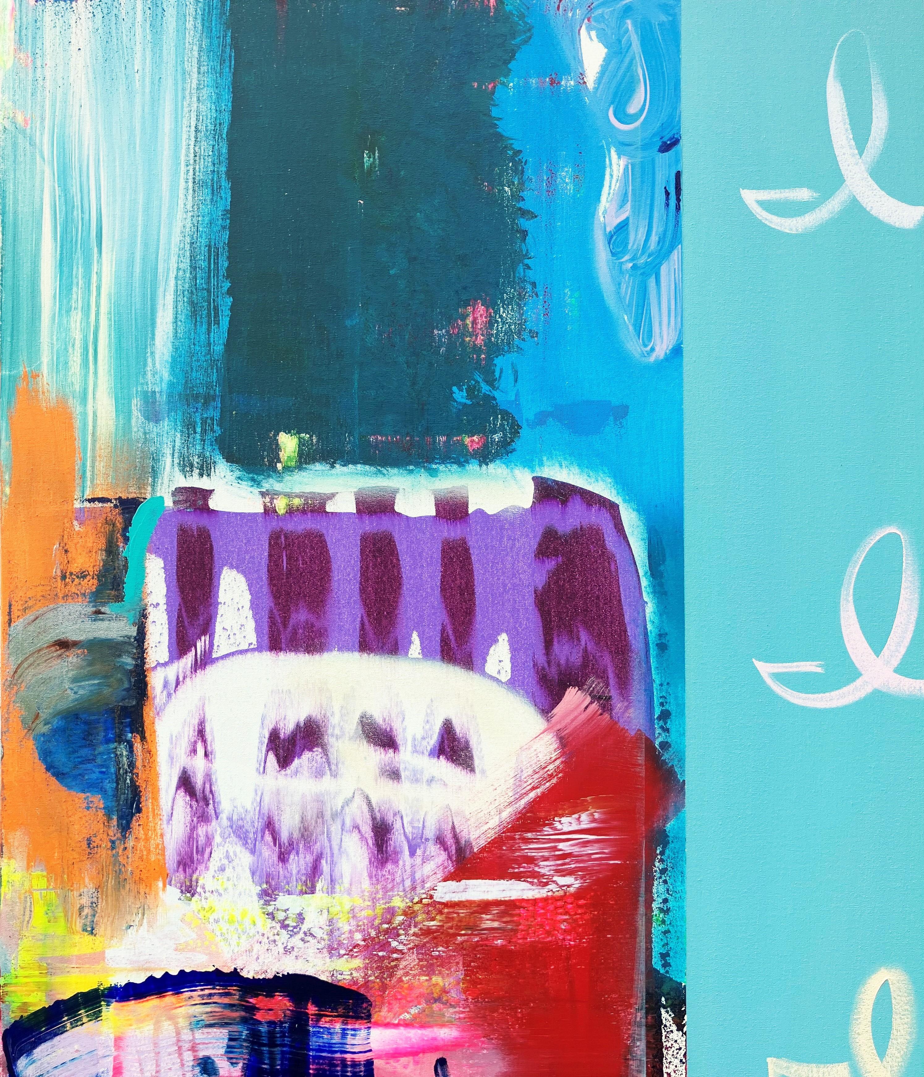 Kathryn Abbey Hanna Park (Park Your Car) /// Contemporary Street Art Malerei – Painting von Jack Graves III