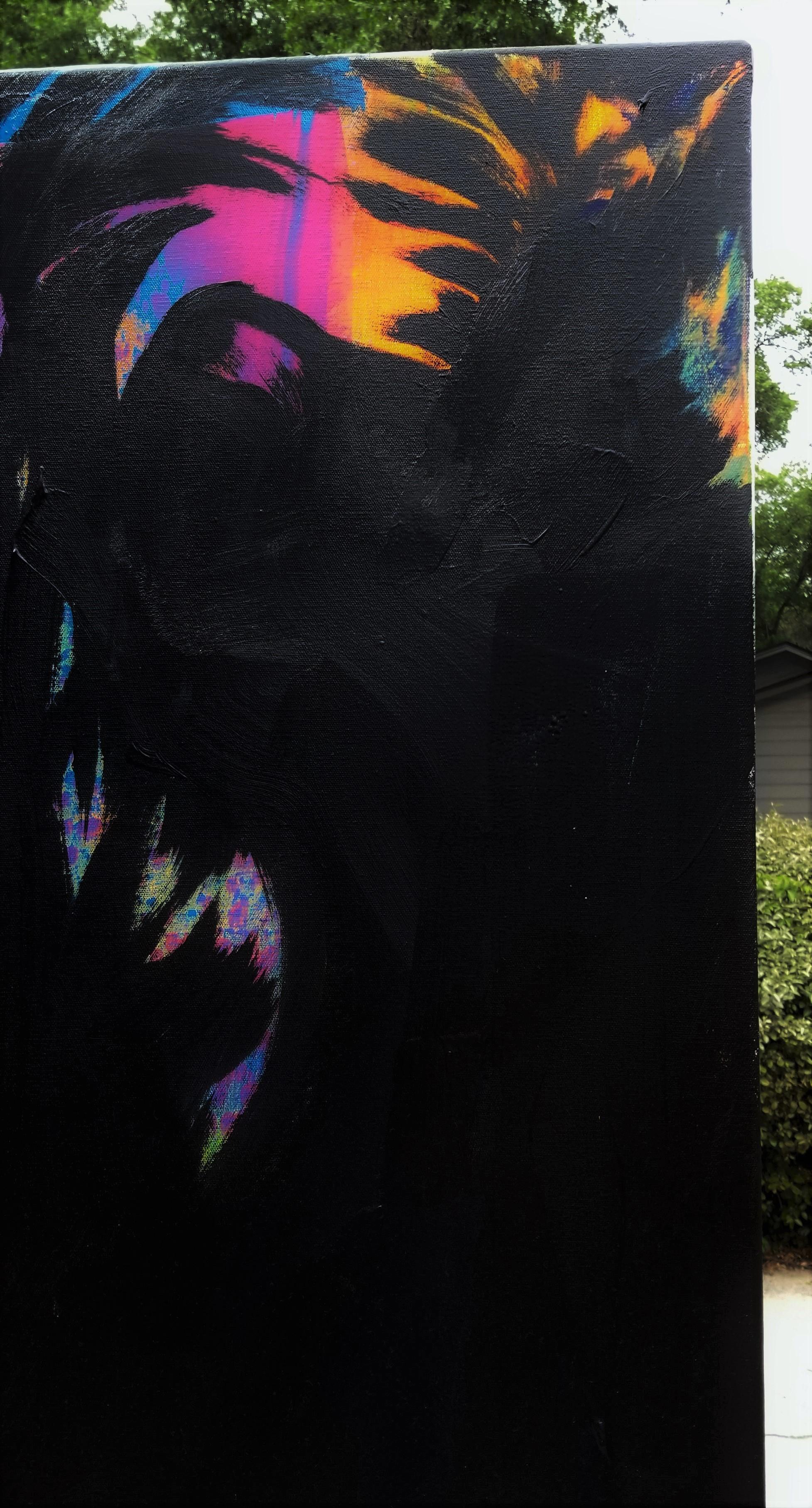 Lee Miller Icon II (Man Ray) /// Riesiges Contemporary Street Pop Art Gemälde Modell im Angebot 1