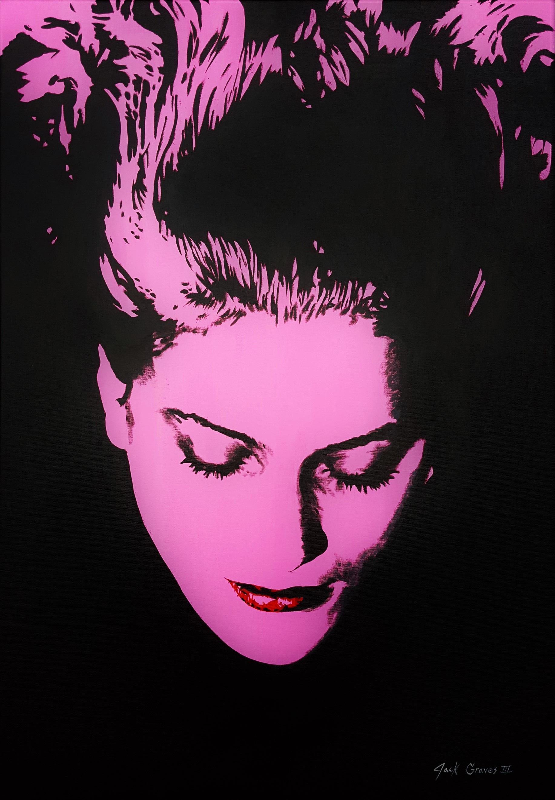Jack Graves III Portrait Painting - Lee Miller Icon (Man Ray)