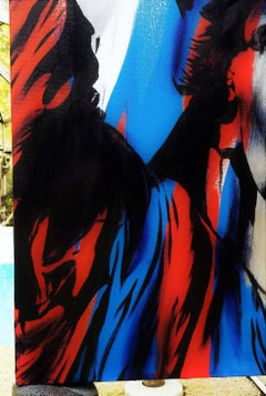 Liberty Icon VII /// New York America Statue Liberty Pop Art Portrait Painting