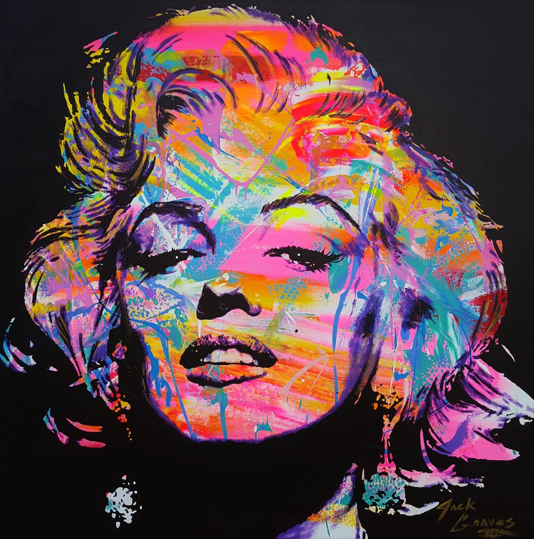 Jack Graves III Portrait Painting - Marilyn Monroe Icon VI