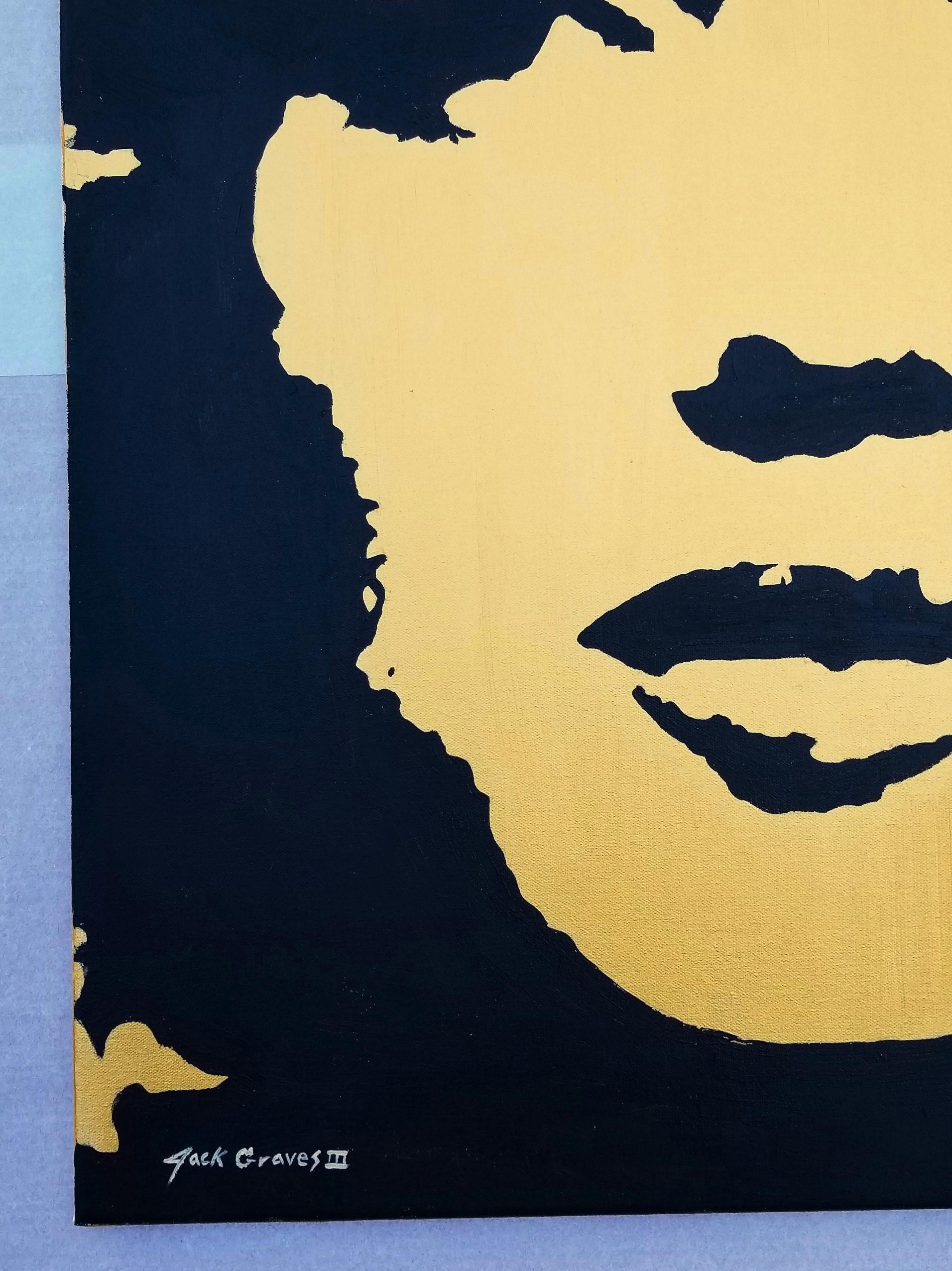 Marilyn Monroe Icone XV /// Contemporary Street Pop Art Fashion Model Portrait - Painting de Jack Graves III