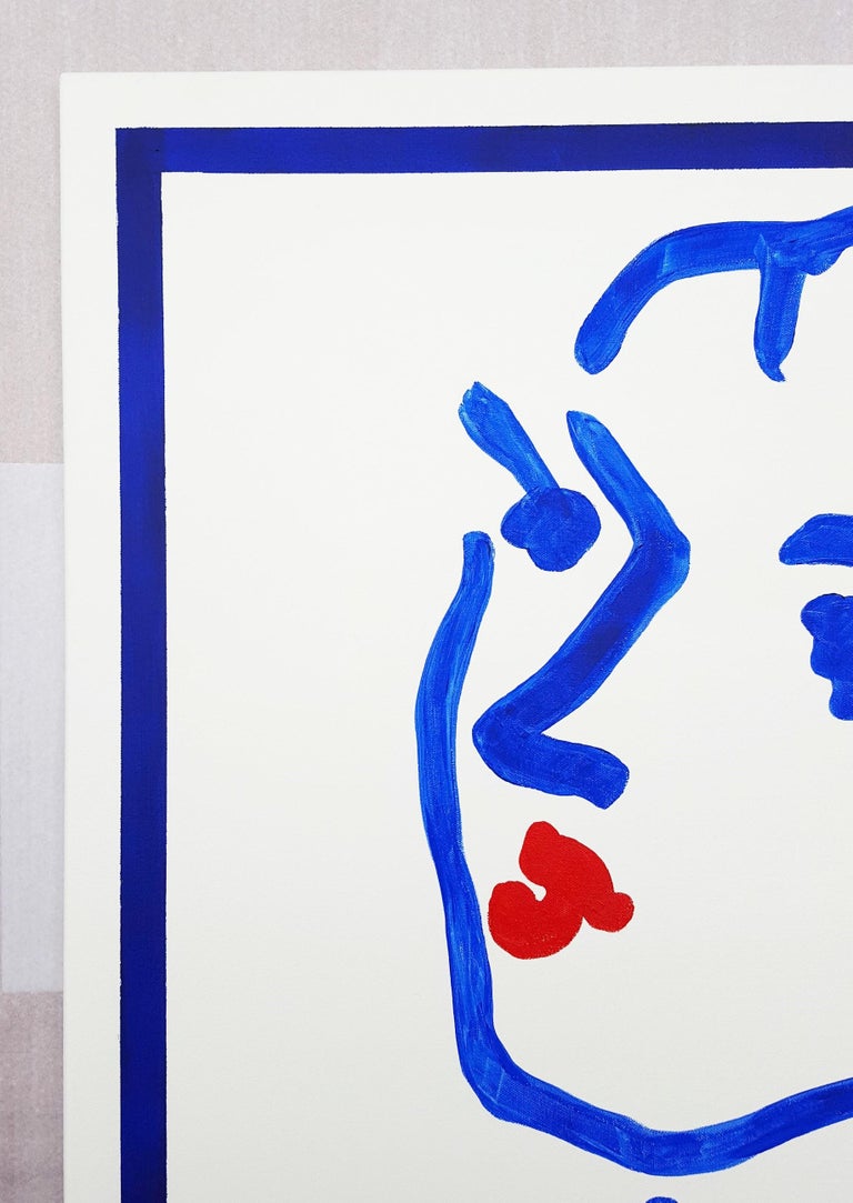 Matisse Face Icon II - Contemporary Painting by Jack Graves III