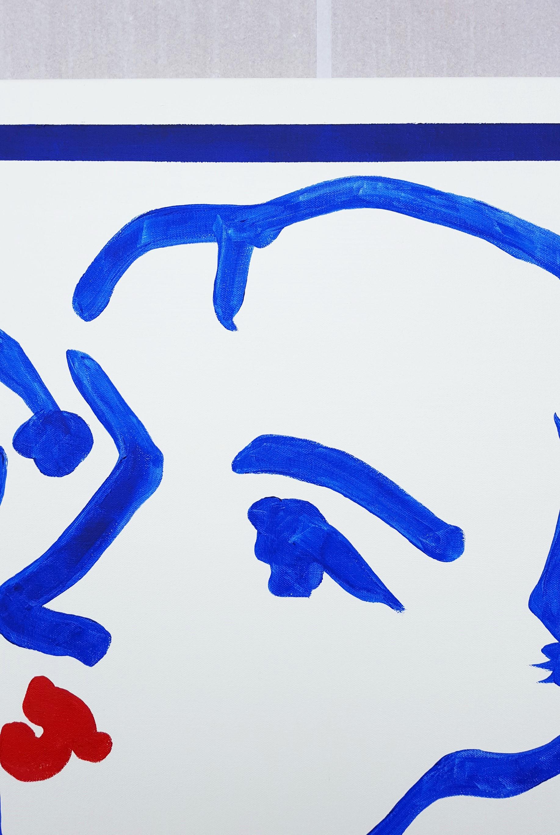 Matisse Face Icon II - Contemporary Painting by Jack Graves III