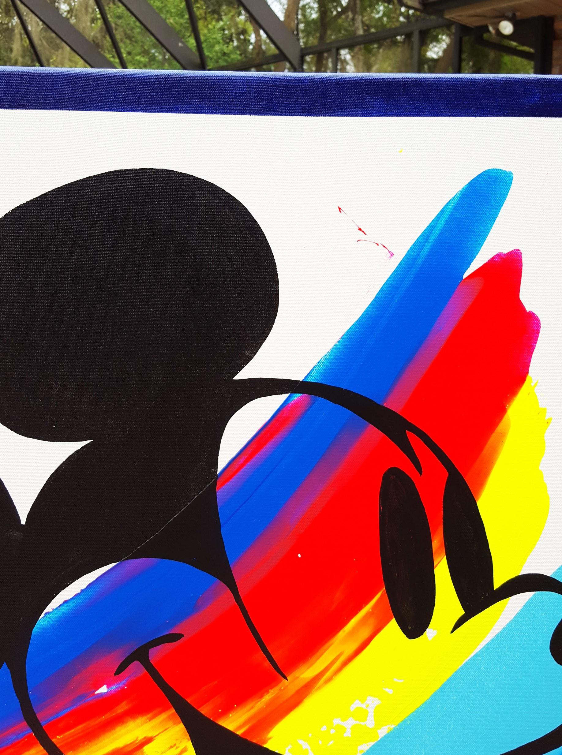 Mickey Mouse Icon IV - Contemporary Painting by Jack Graves III