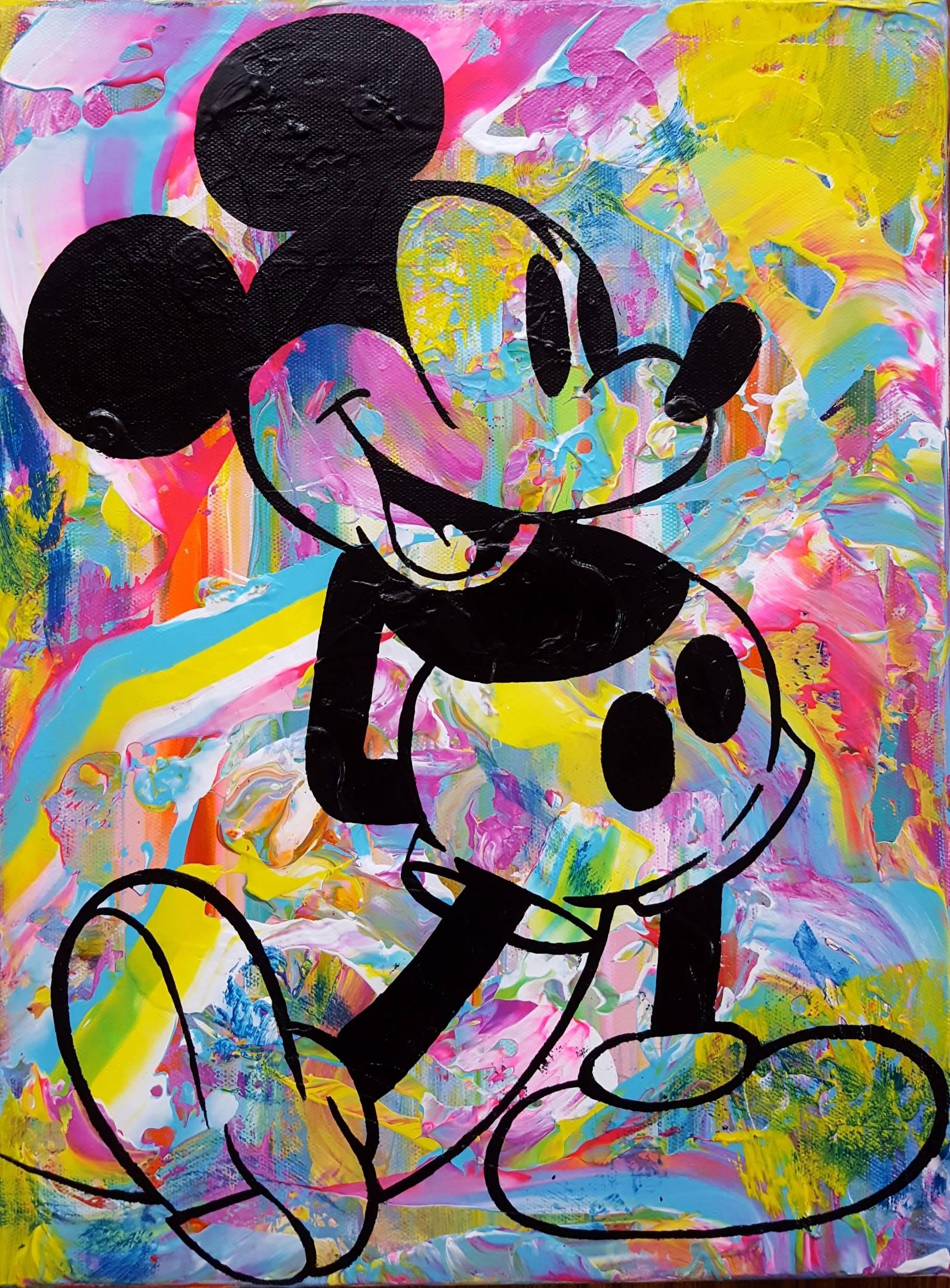 Jack Graves III Figurative Painting - Micky Mouse Icon