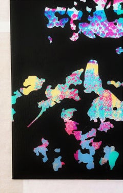 Minotauro /// Pintura Expresionista Abstracta Contemporánea Lienzo Patrón Arte