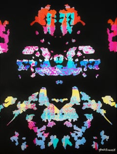 Minotauro /// Pintura Expresionista Abstracta Contemporánea Lienzo Patrón Arte