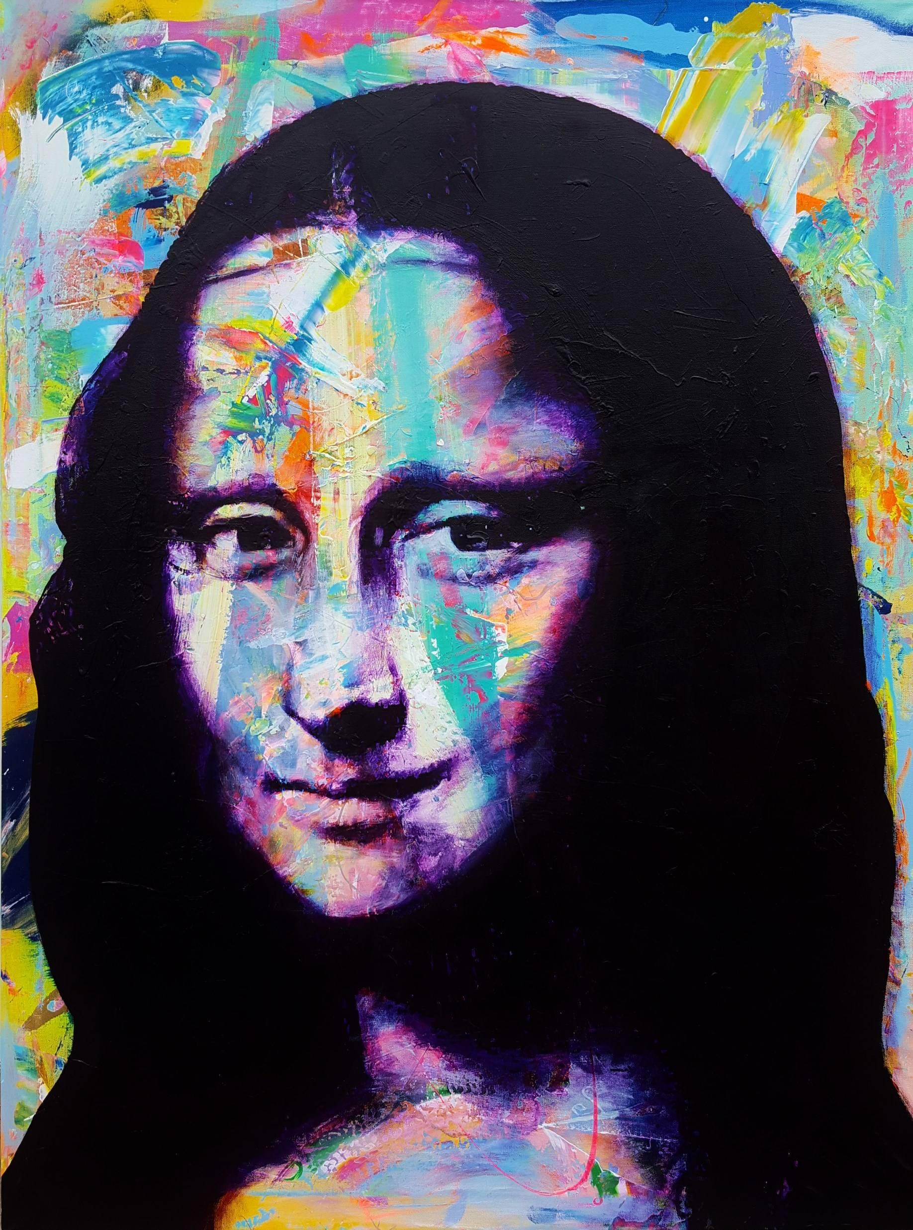 Jack Graves III Portrait Painting - Mona Lisa Icon