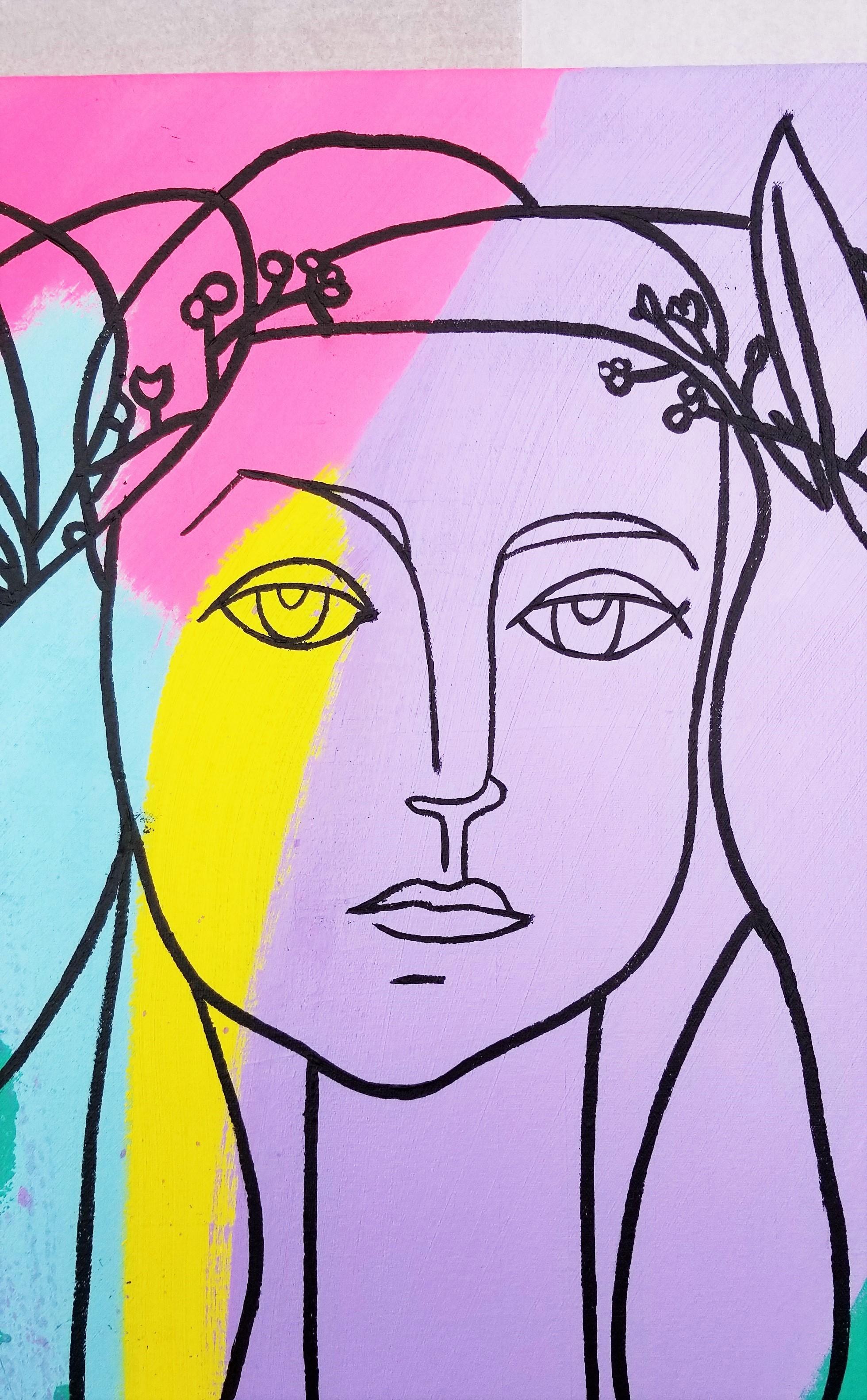 Picasso Face Icon V (Françoise Gilot) 1