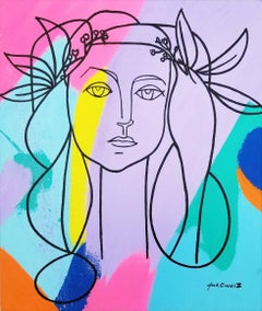 Picasso Face Icon V (Françoise Gilot)