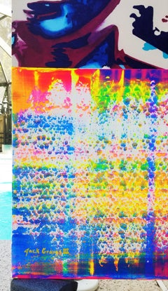 Princesa /// Pintura Contemporánea Street Pop Art Grace Kelly Abstracta Colorida