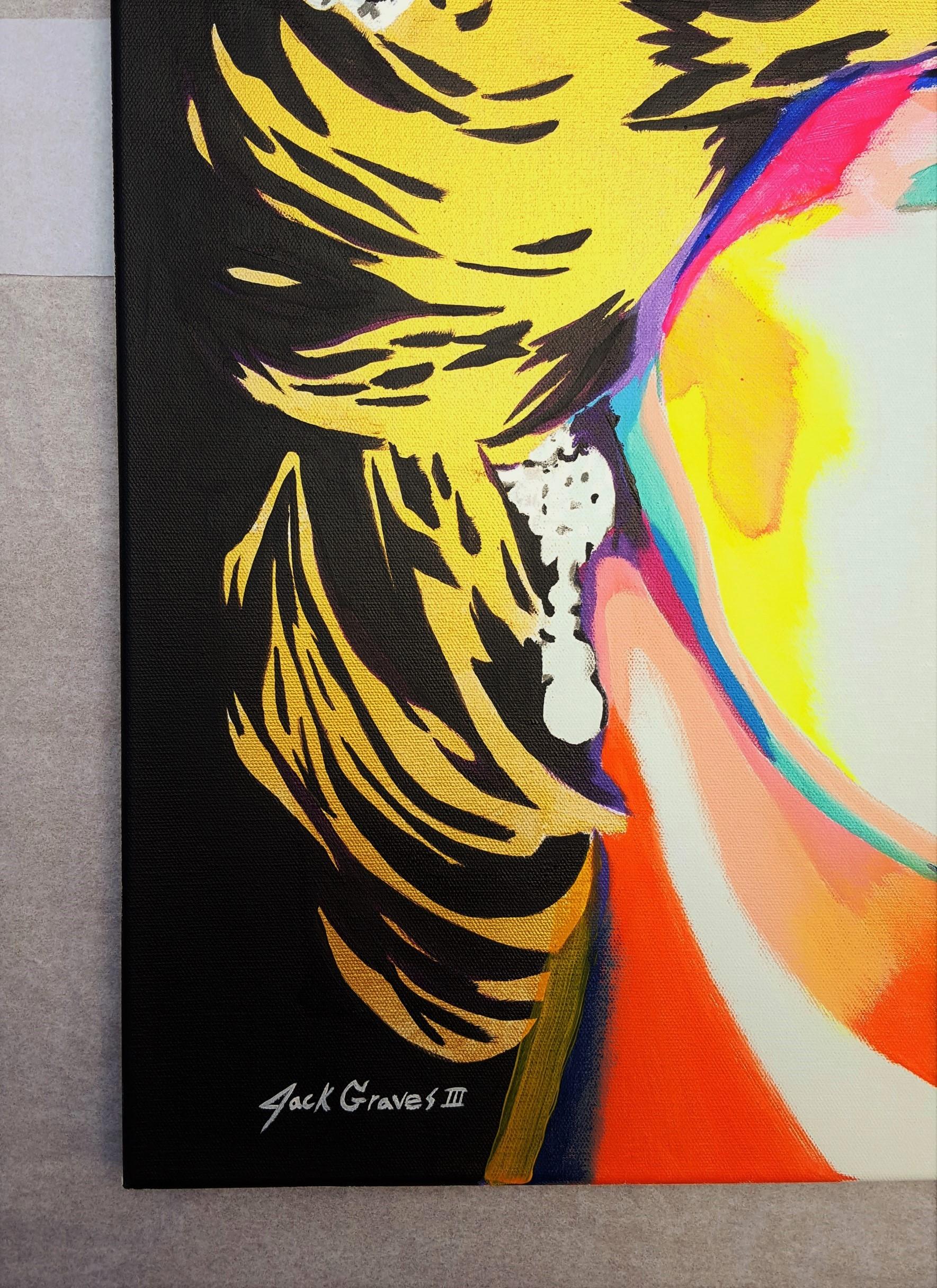 Princess Diana Icon IV - Painting by Jack Graves III