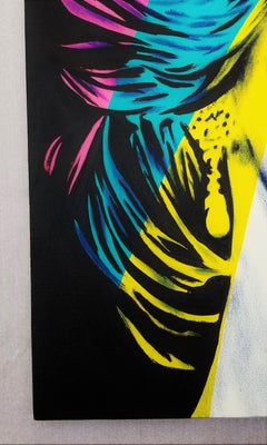 Princesa Diana Icono V /// Street Pop Art Contemporáneo Cara Retrato Familia Real