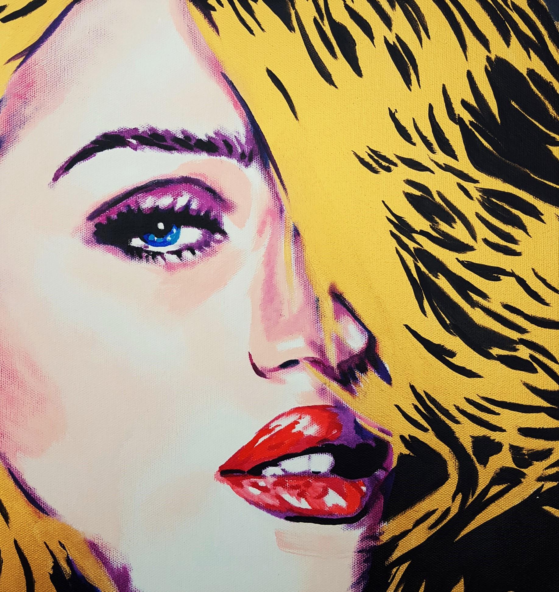 Rosie Huntington-Whiteley Icon IV /// Zeitgenössische Pop Art Mode Model Art im Angebot 3