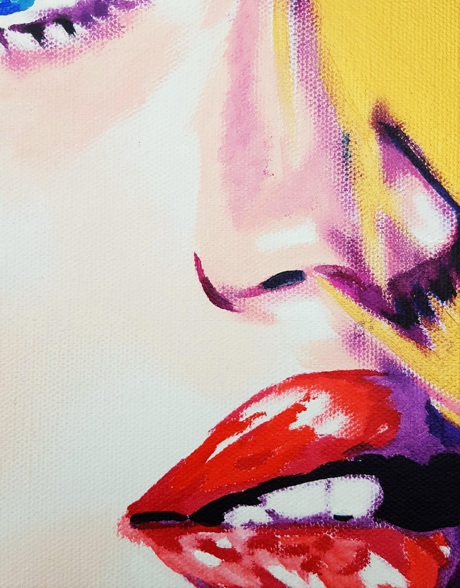Rosie Huntington-Whiteley Icon IV /// Zeitgenössische Pop Art Mode Model Art im Angebot 4